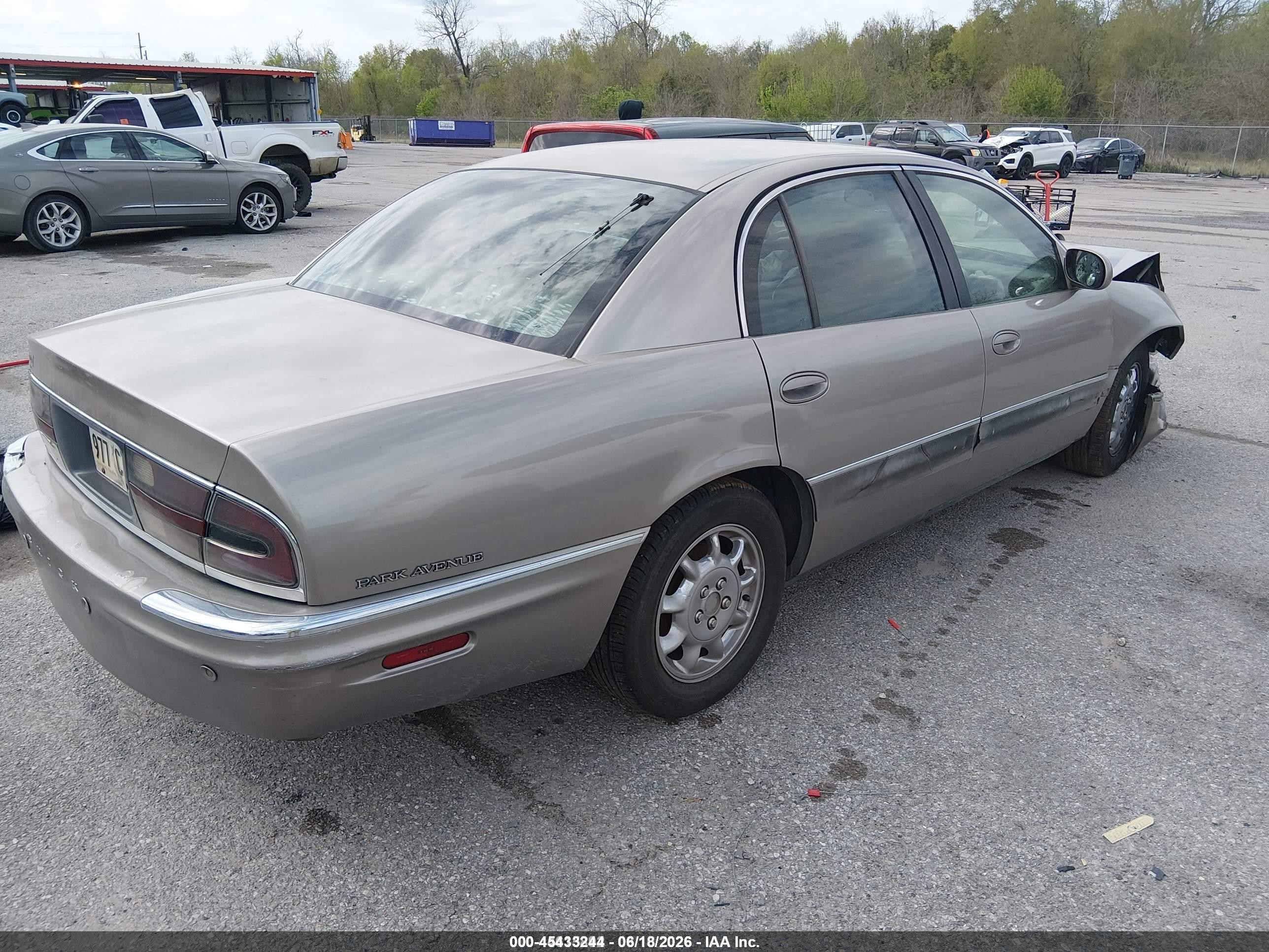 2002 Buick Park Avenue   Beige vin: 1G4CW54KX24242127