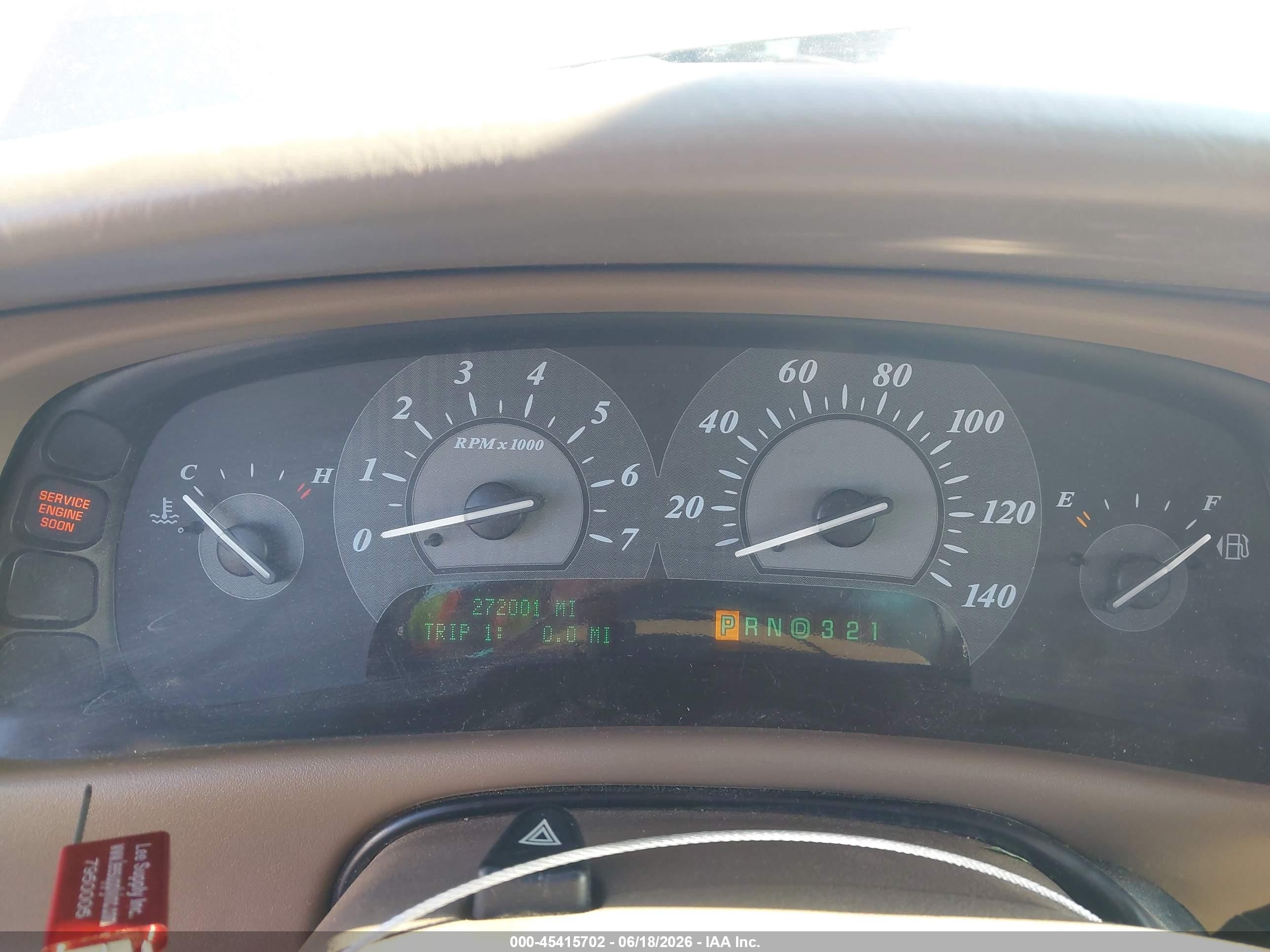 2004 Buick Park Avenue   Tan vin: 1G4CW54KX44134335