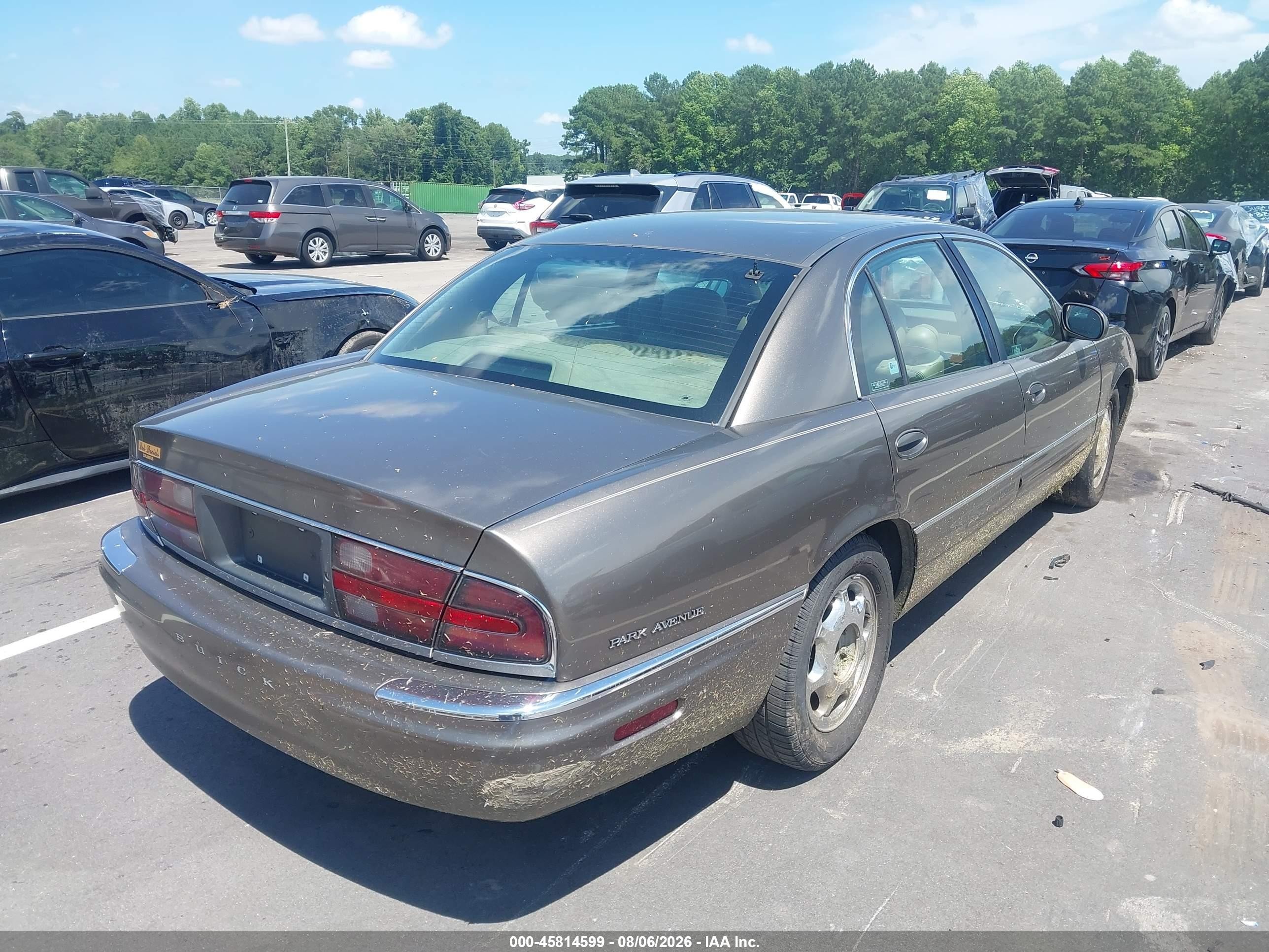 2000 Buick Park Avenue Gray vin: 1G4CW54KXY4294074