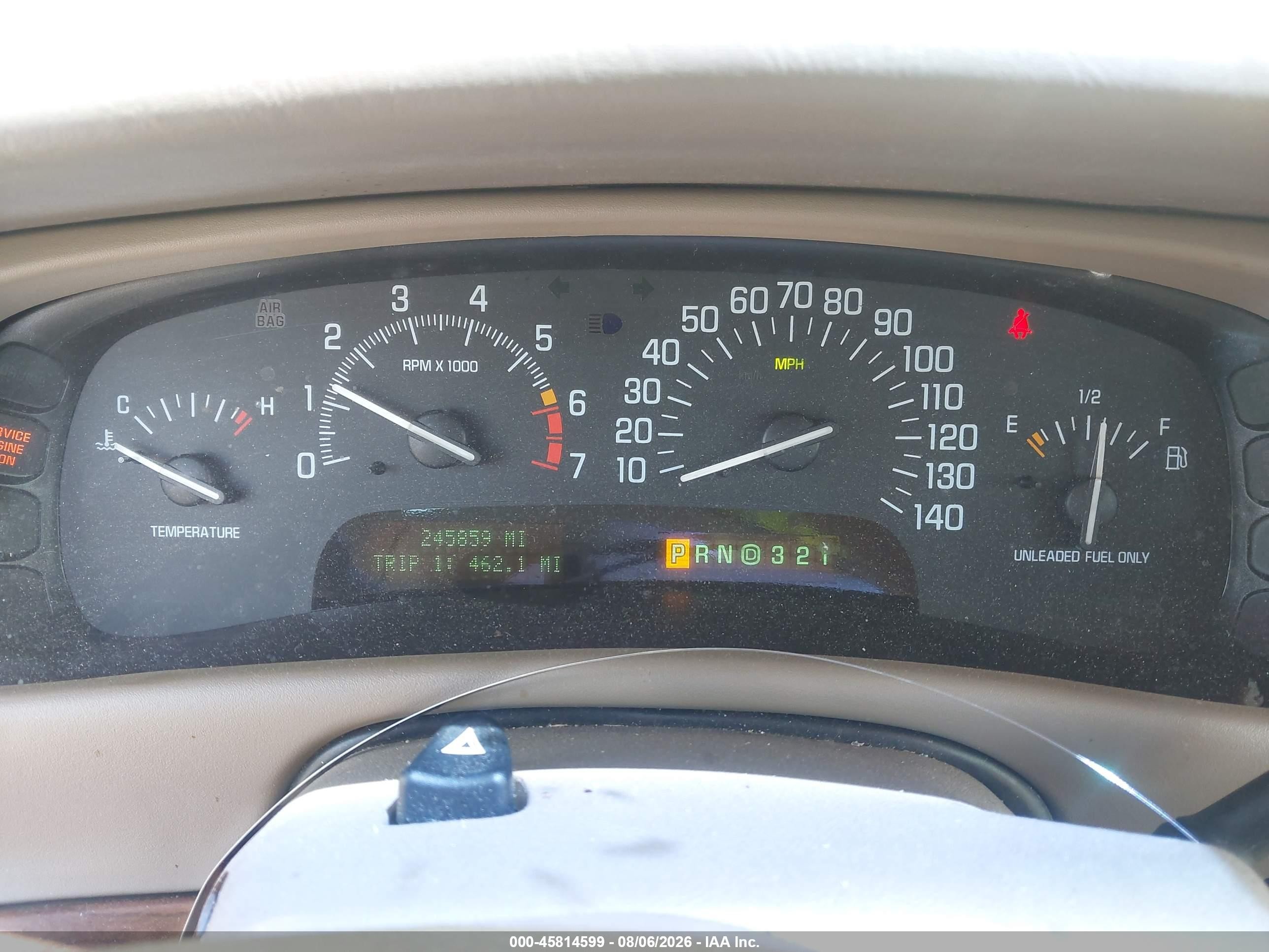 2000 Buick Park Avenue Gray vin: 1G4CW54KXY4294074
