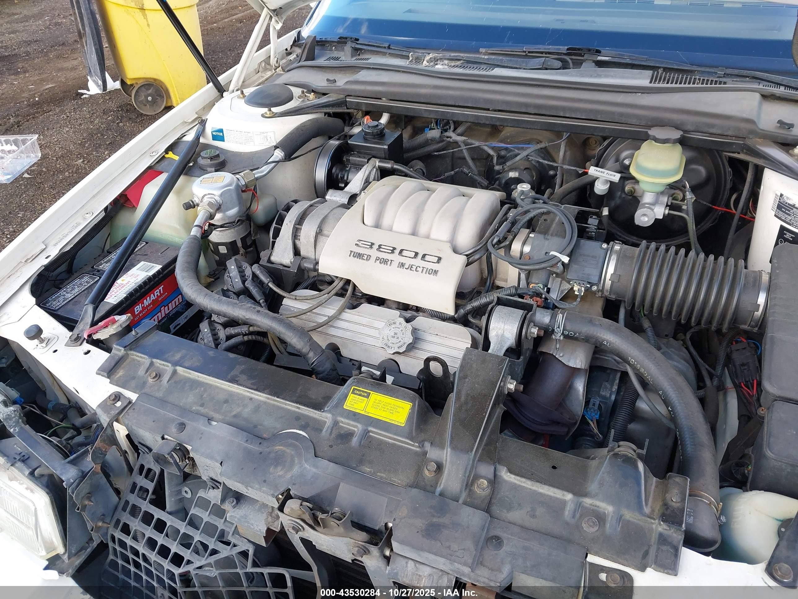 1991 Buick Riviera   White vin: 1G4EZ13L4MU409300