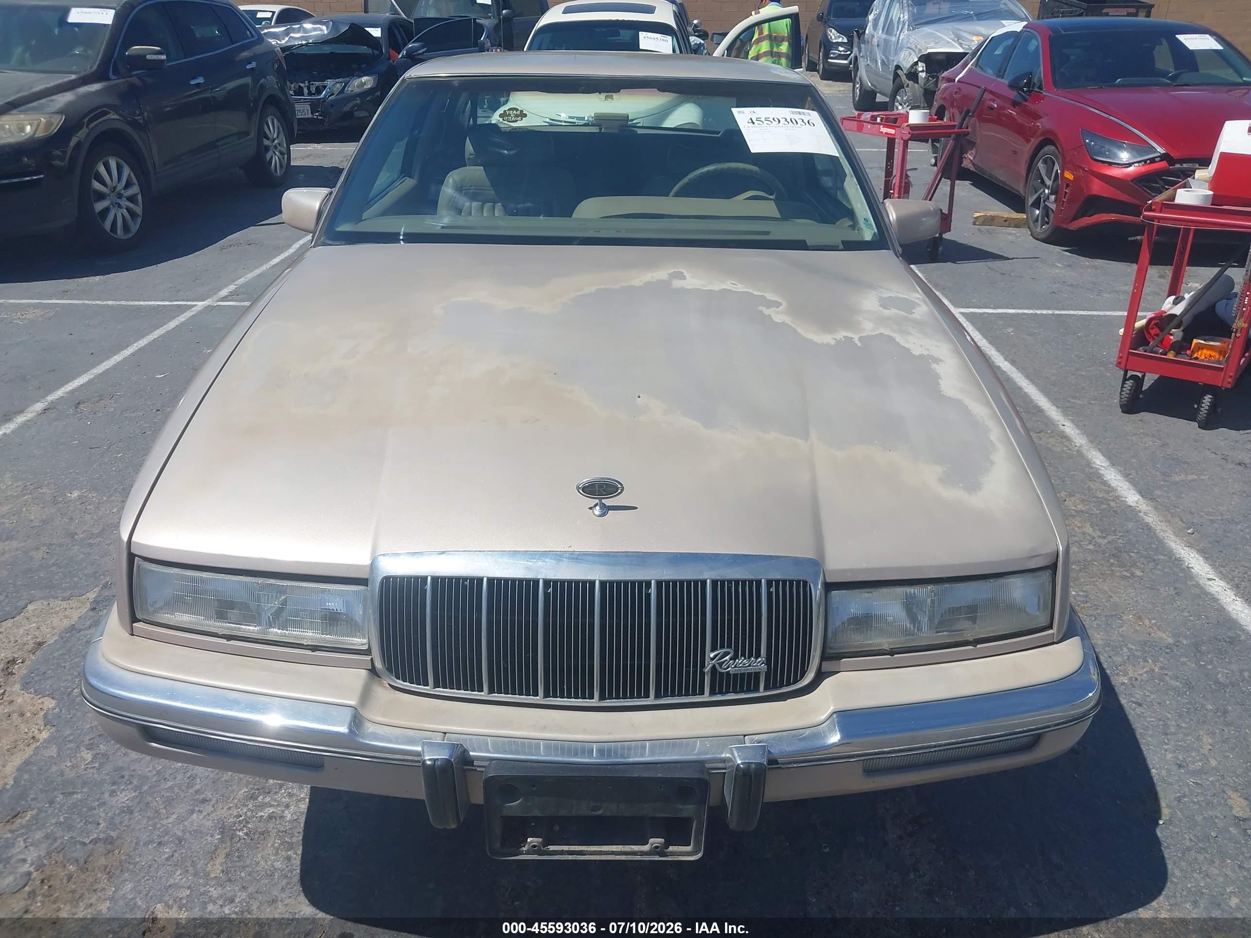 1991 Buick Riviera   Brown vin: 1G4EZ13L9MU412497