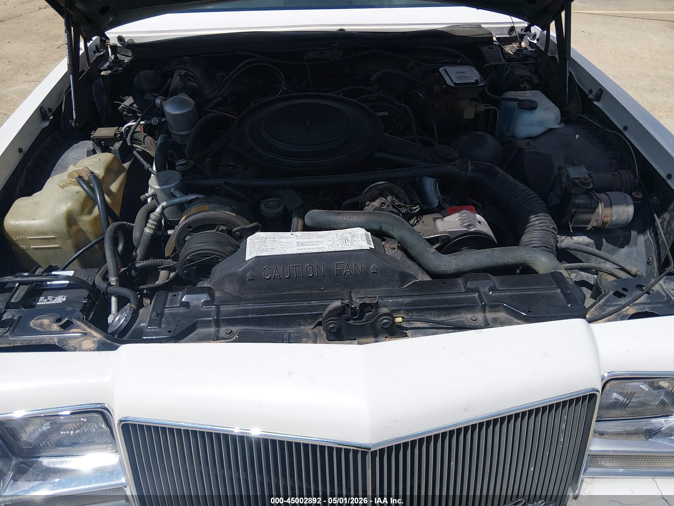 1985 Buick Riviera   White vin: 1G4EZ57Y4FE426284