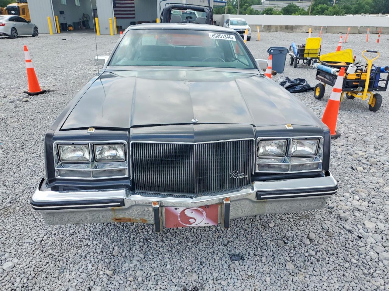 1985 Buick Riviera Gray vin: 1G4EZ57Y6FE425864