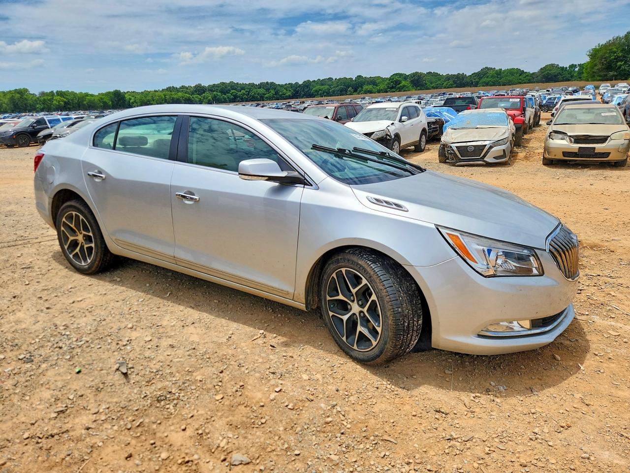 2016 Buick Lacrosse Sport Touring Silver vin: 1G4G45G35GF240700