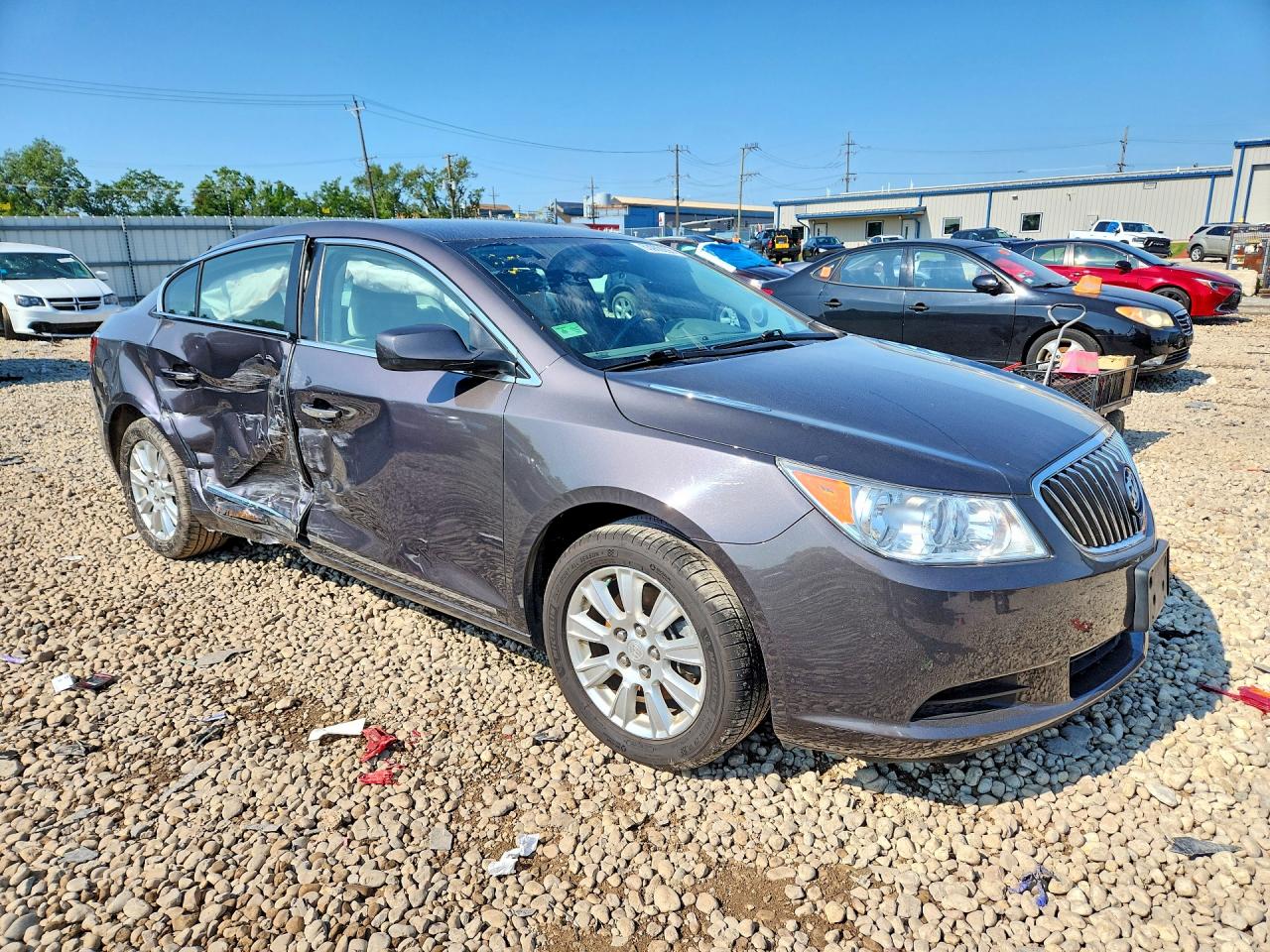 2013 Buick Lacrosse Gray vin: 1G4GA5E31DF127446