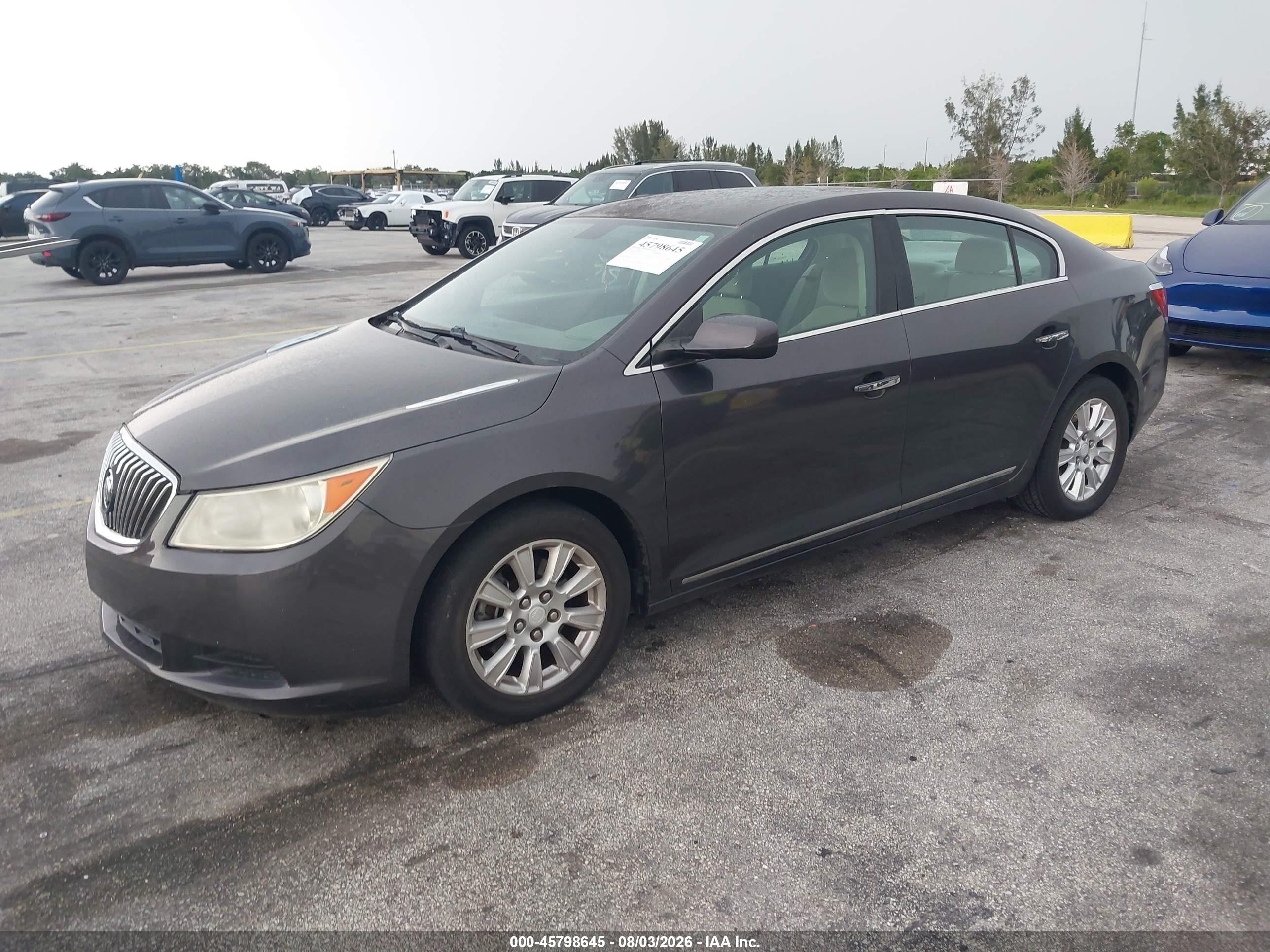2013 Buick Lacrosse Black vin: 1G4GA5E31DF219513