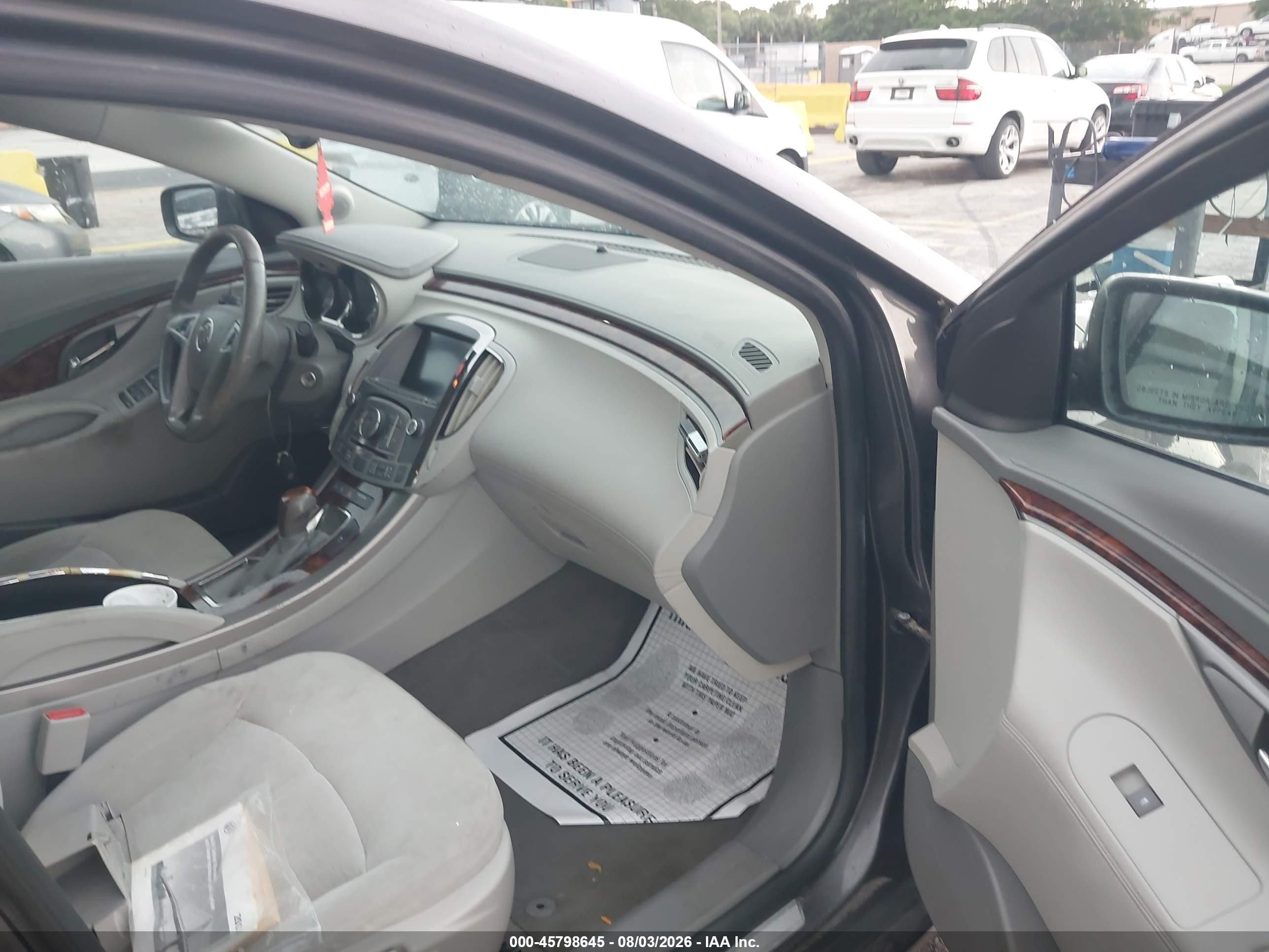 2013 Buick Lacrosse Black vin: 1G4GA5E31DF219513
