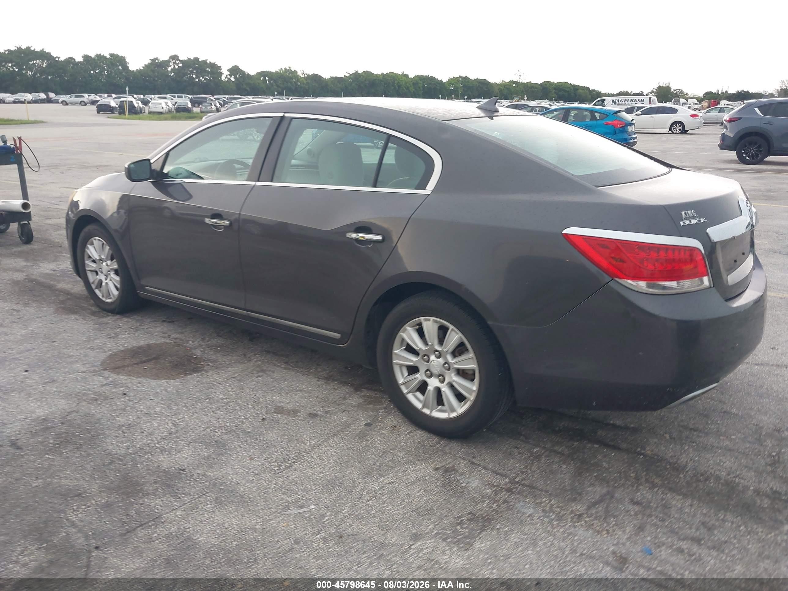 2013 Buick Lacrosse Black vin: 1G4GA5E31DF219513