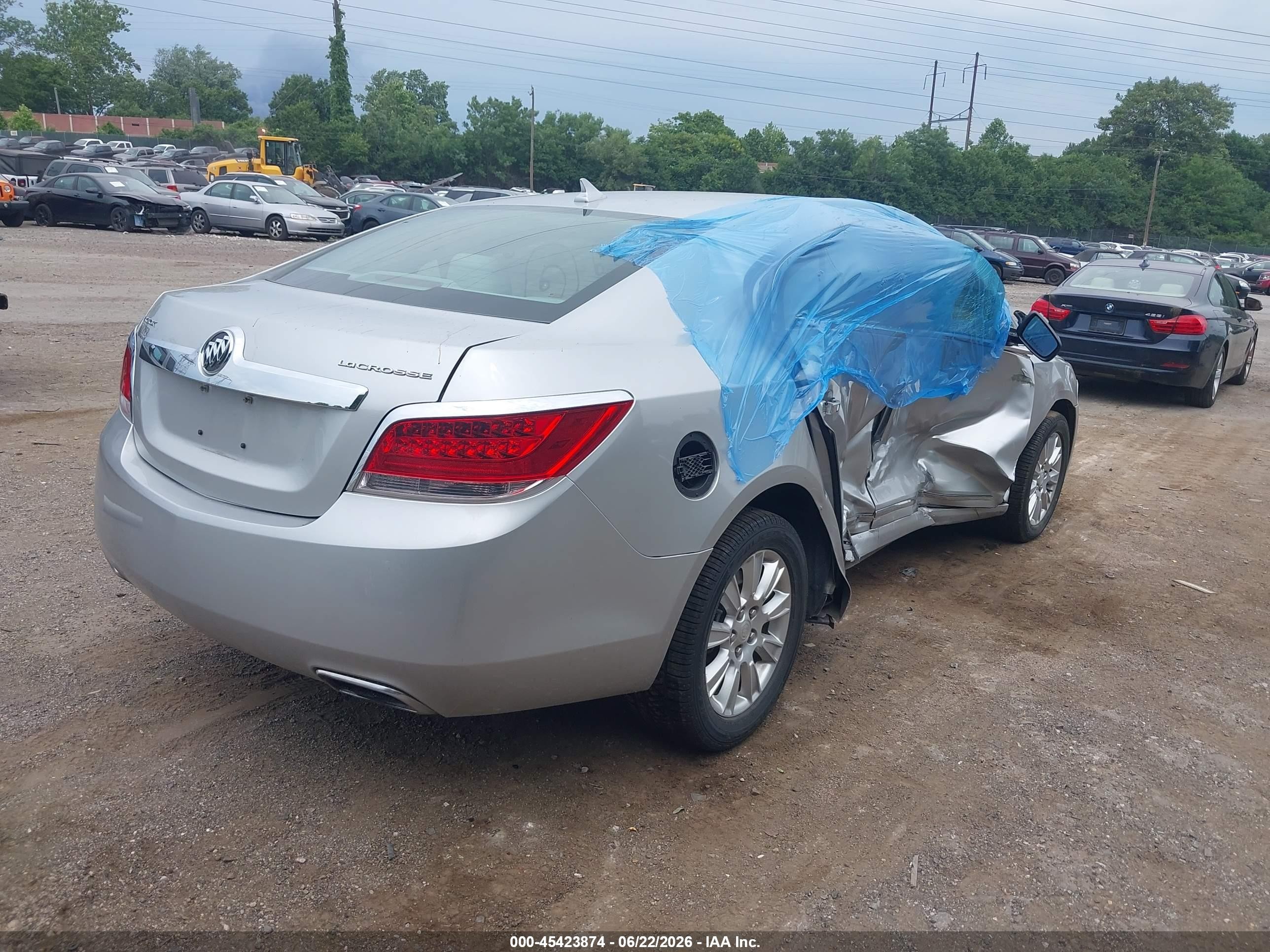 2013 Buick Lacrosse   Silver vin: 1G4GA5E3XDF125808