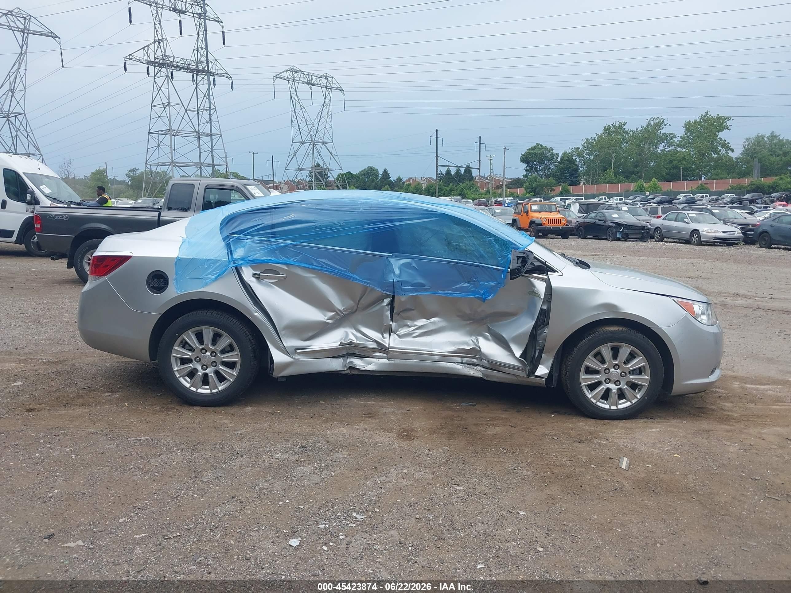 2013 Buick Lacrosse   Silver vin: 1G4GA5E3XDF125808
