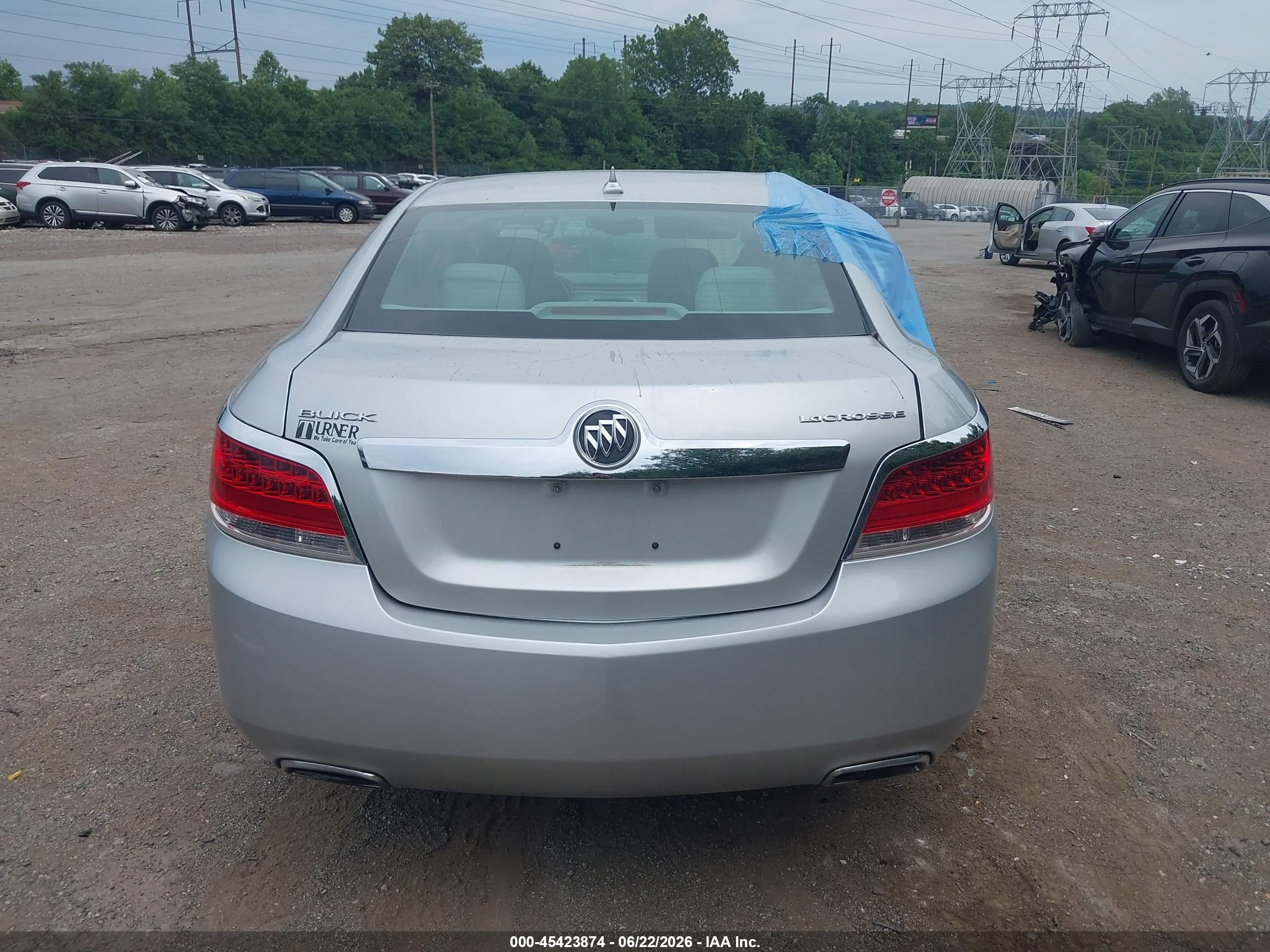 2013 Buick Lacrosse   Silver vin: 1G4GA5E3XDF125808