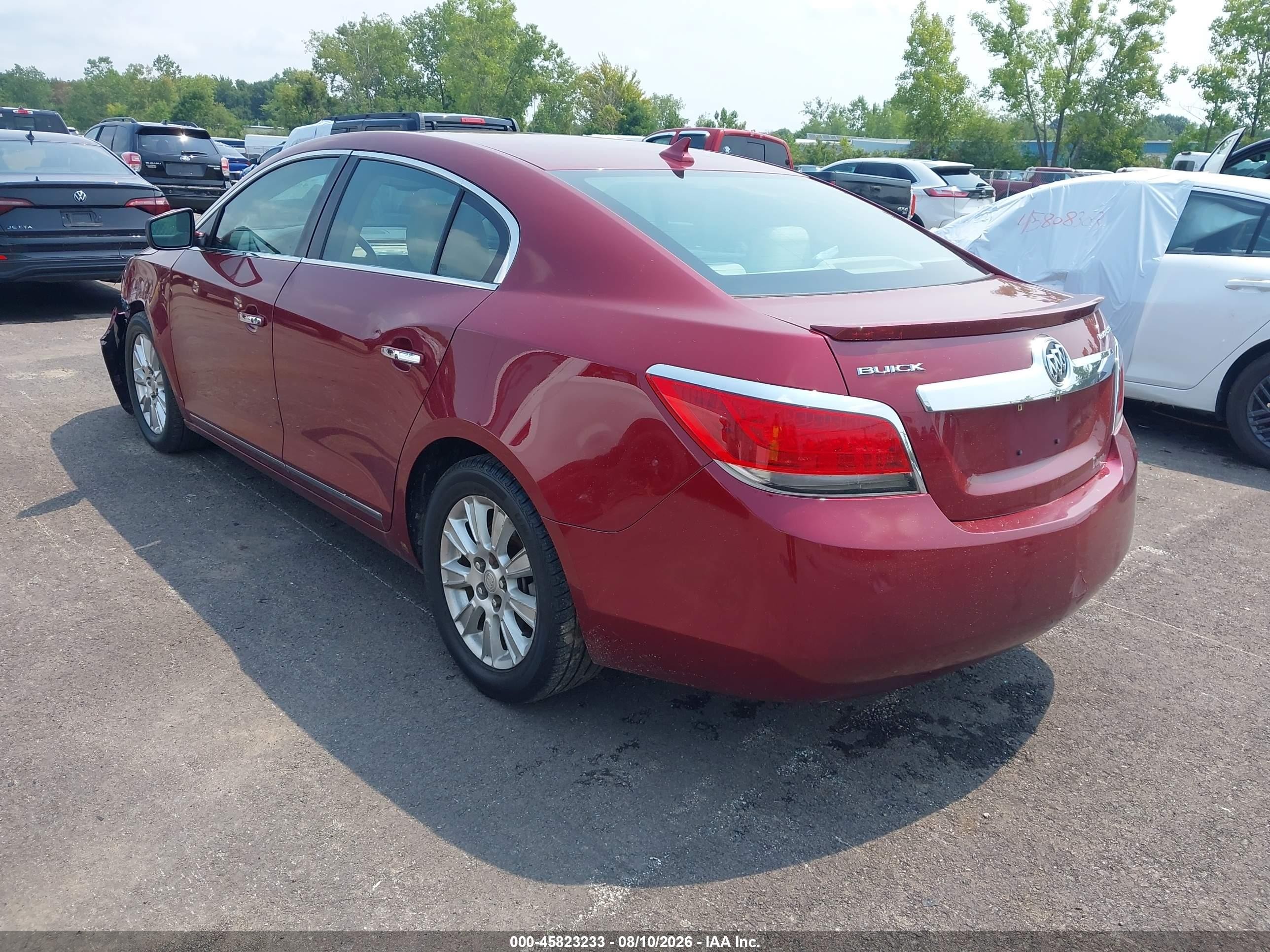 2011 Buick Lacrosse Cx Red vin: 1G4GA5EC1BF329040