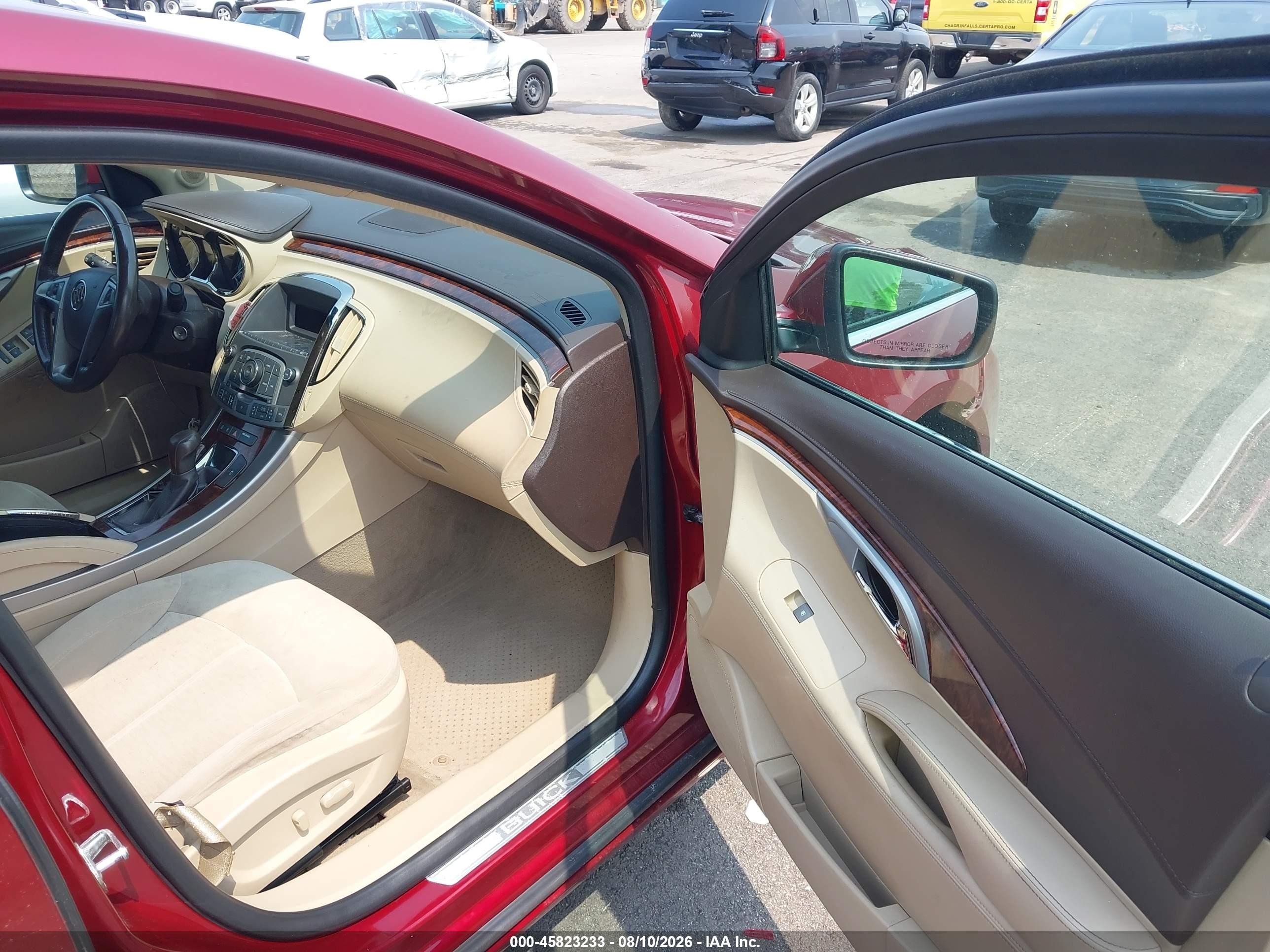2011 Buick Lacrosse Cx Red vin: 1G4GA5EC1BF329040