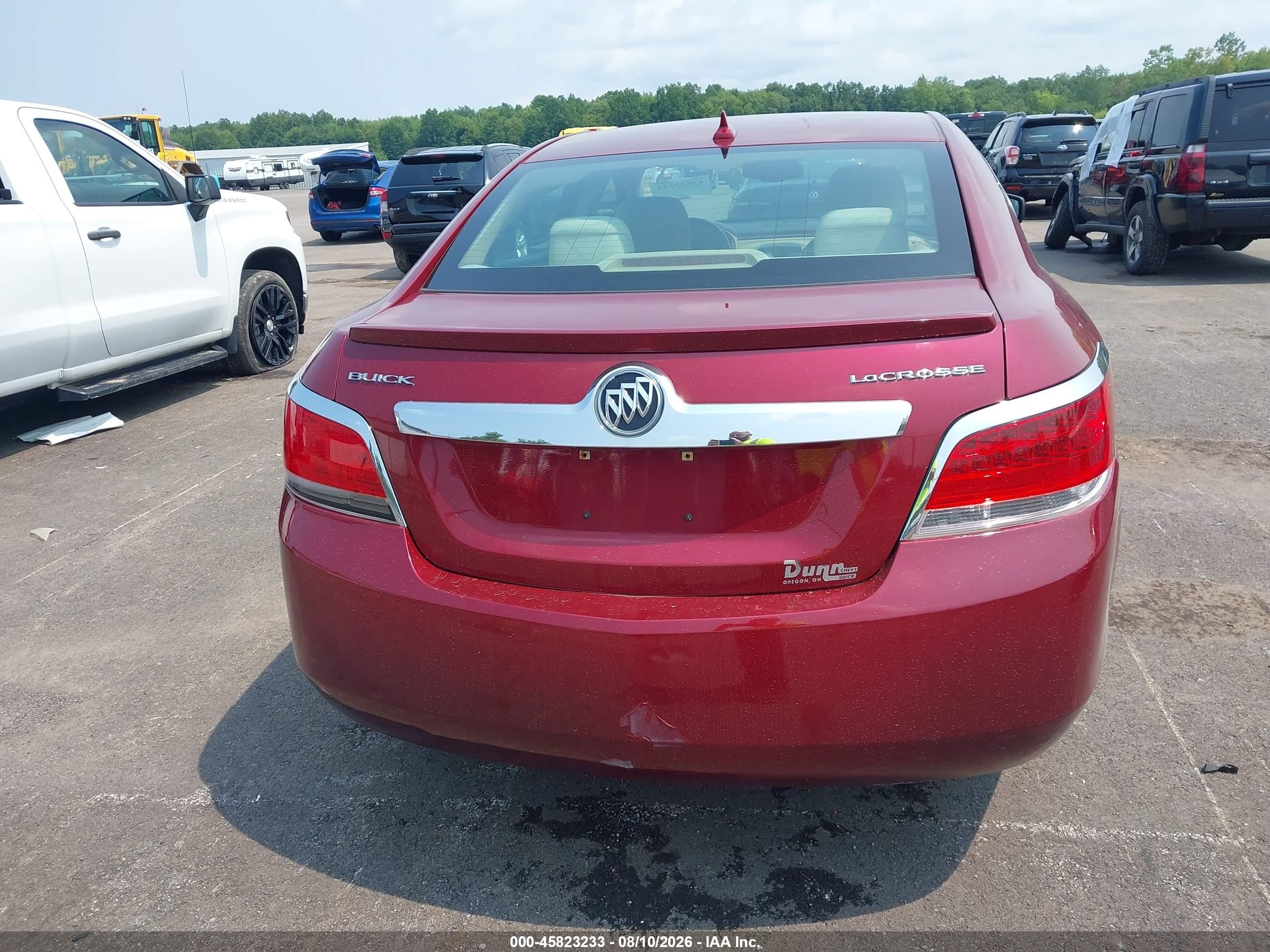 2011 Buick Lacrosse Cx Red vin: 1G4GA5EC1BF329040