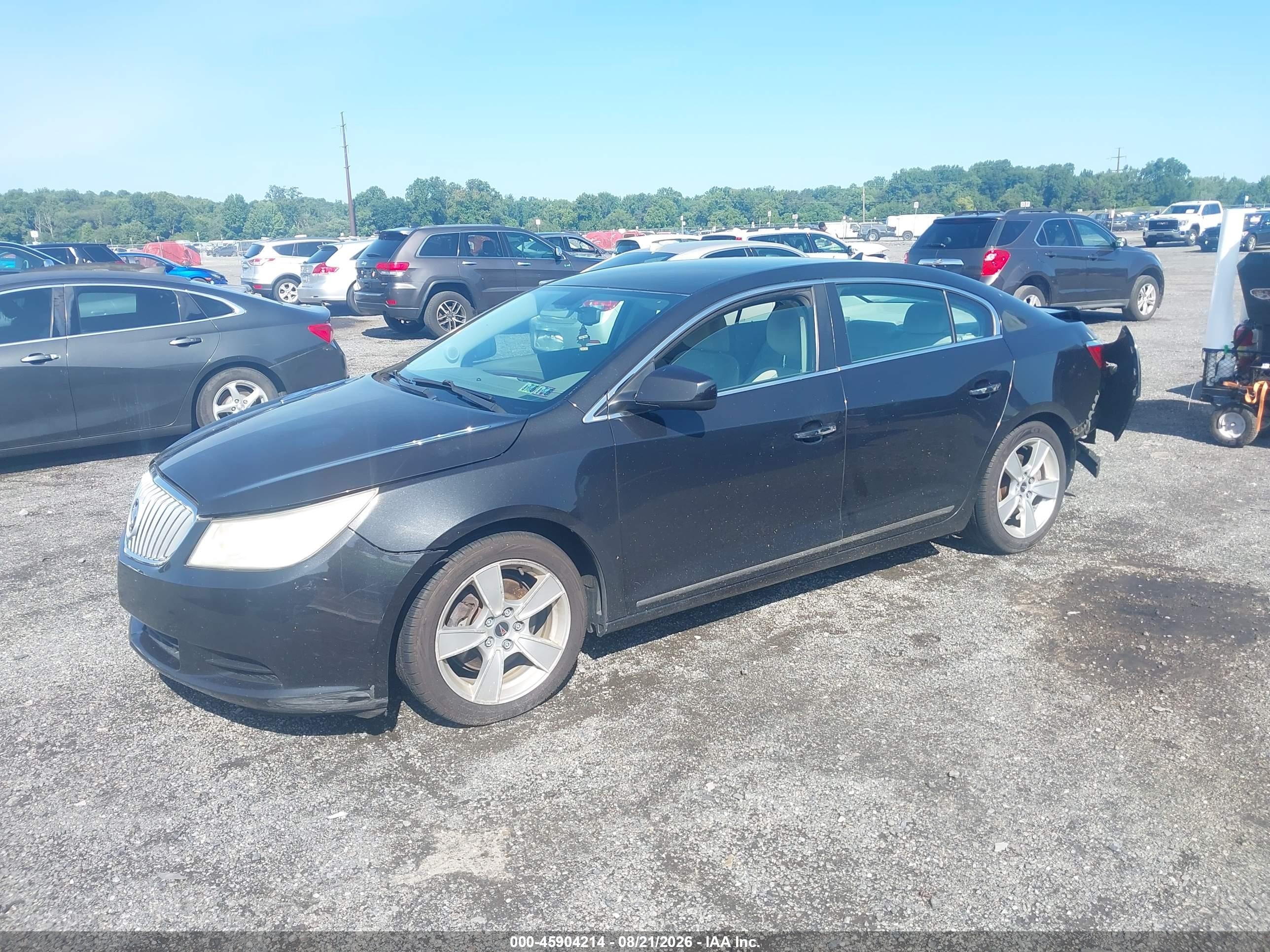 2011 Buick Lacrosse Cx Black vin: 1G4GA5EC4BF327797
