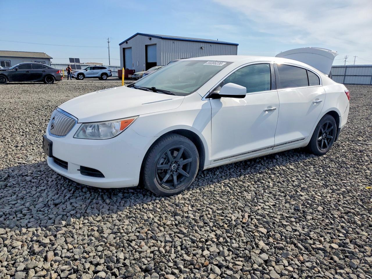 2011 Buick Lacrosse Cx White vin: 1G4GA5EC5BF365216