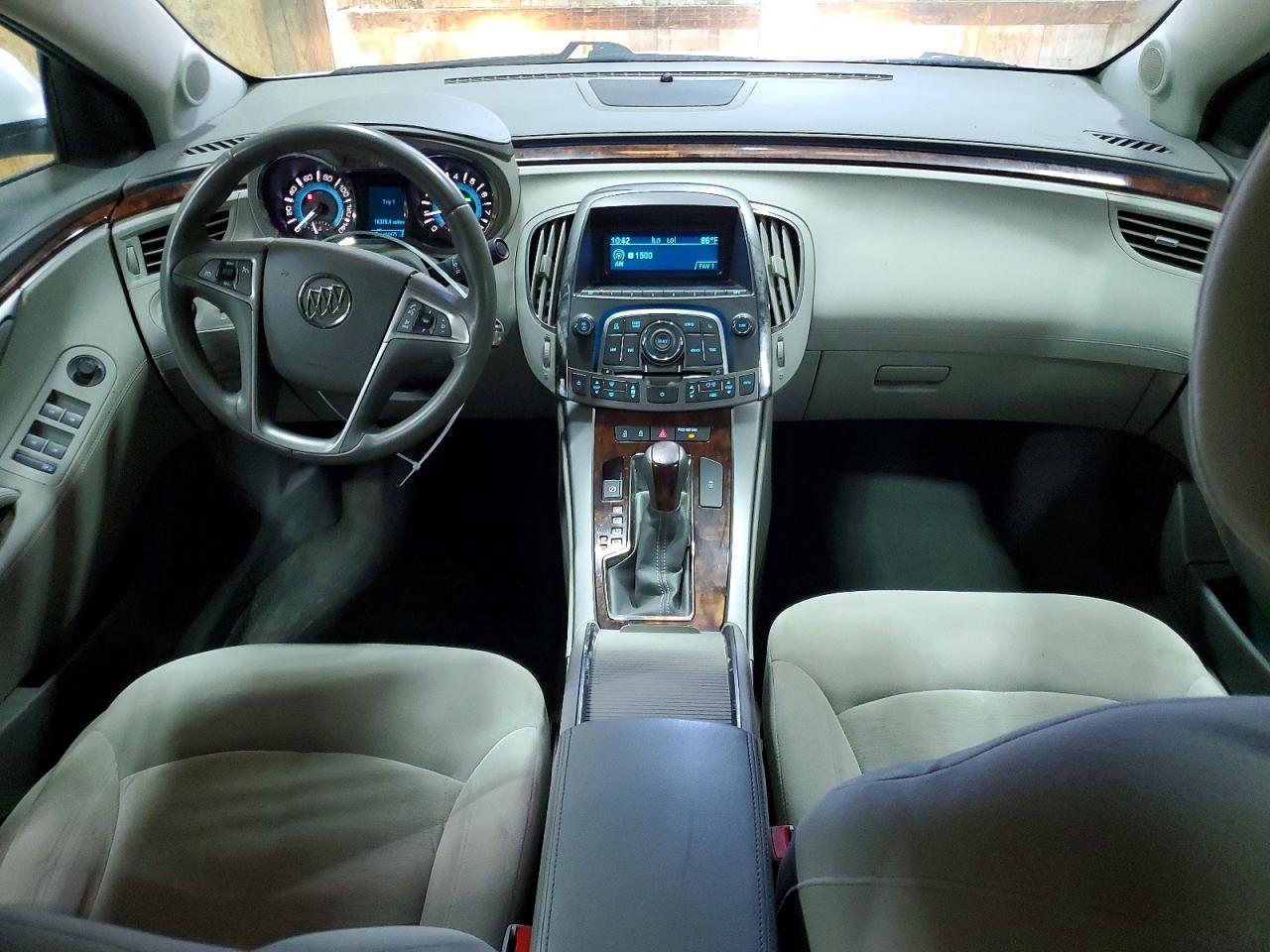 2010 Buick Lacrosse Cx White vin: 1G4GA5EC6AF317898
