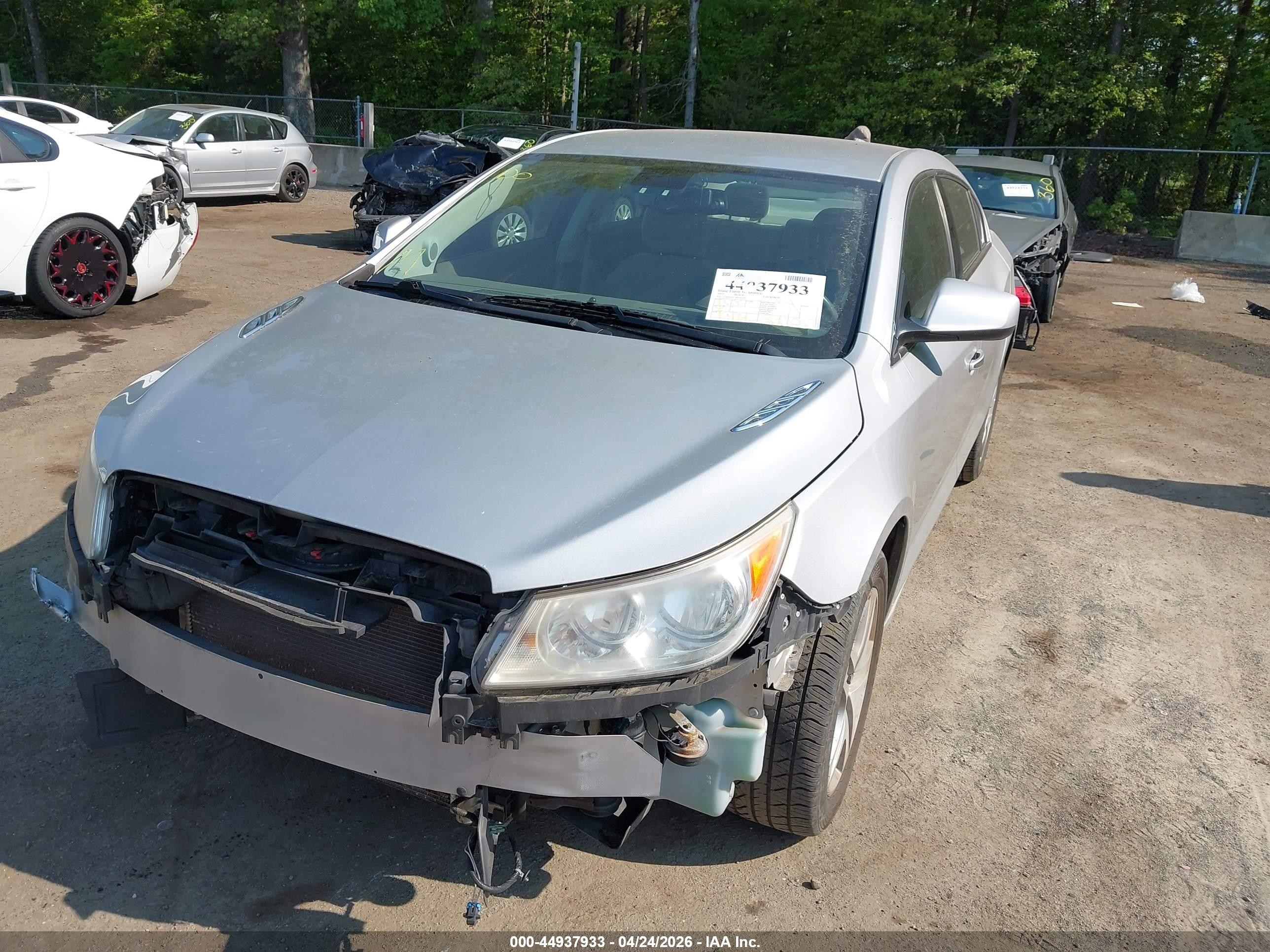 2011 Buick Lacrosse Cx Silver vin: 1G4GA5EC7BF342259