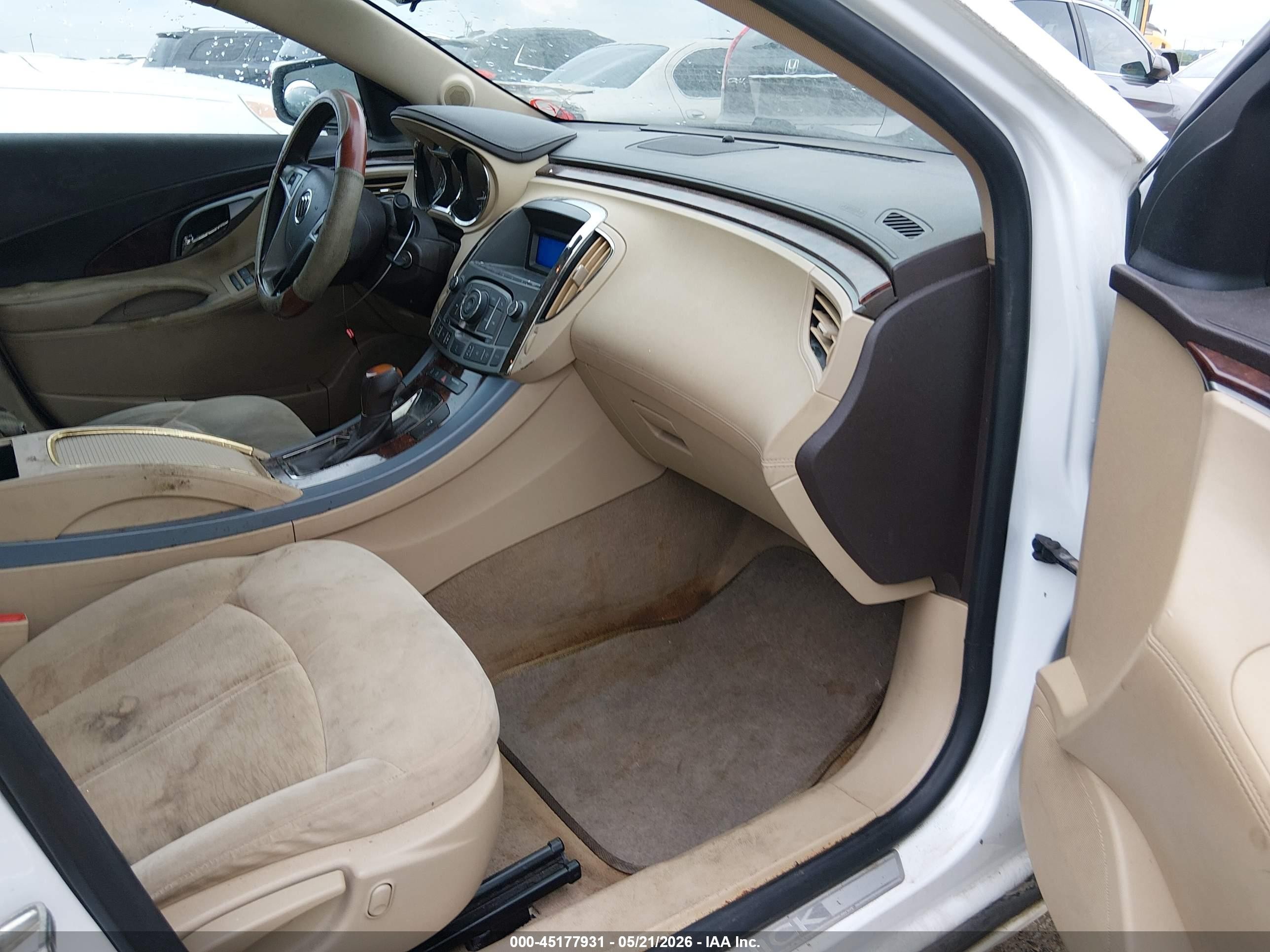 2011 Buick Lacrosse Cx White vin: 1G4GA5EC8BF178200