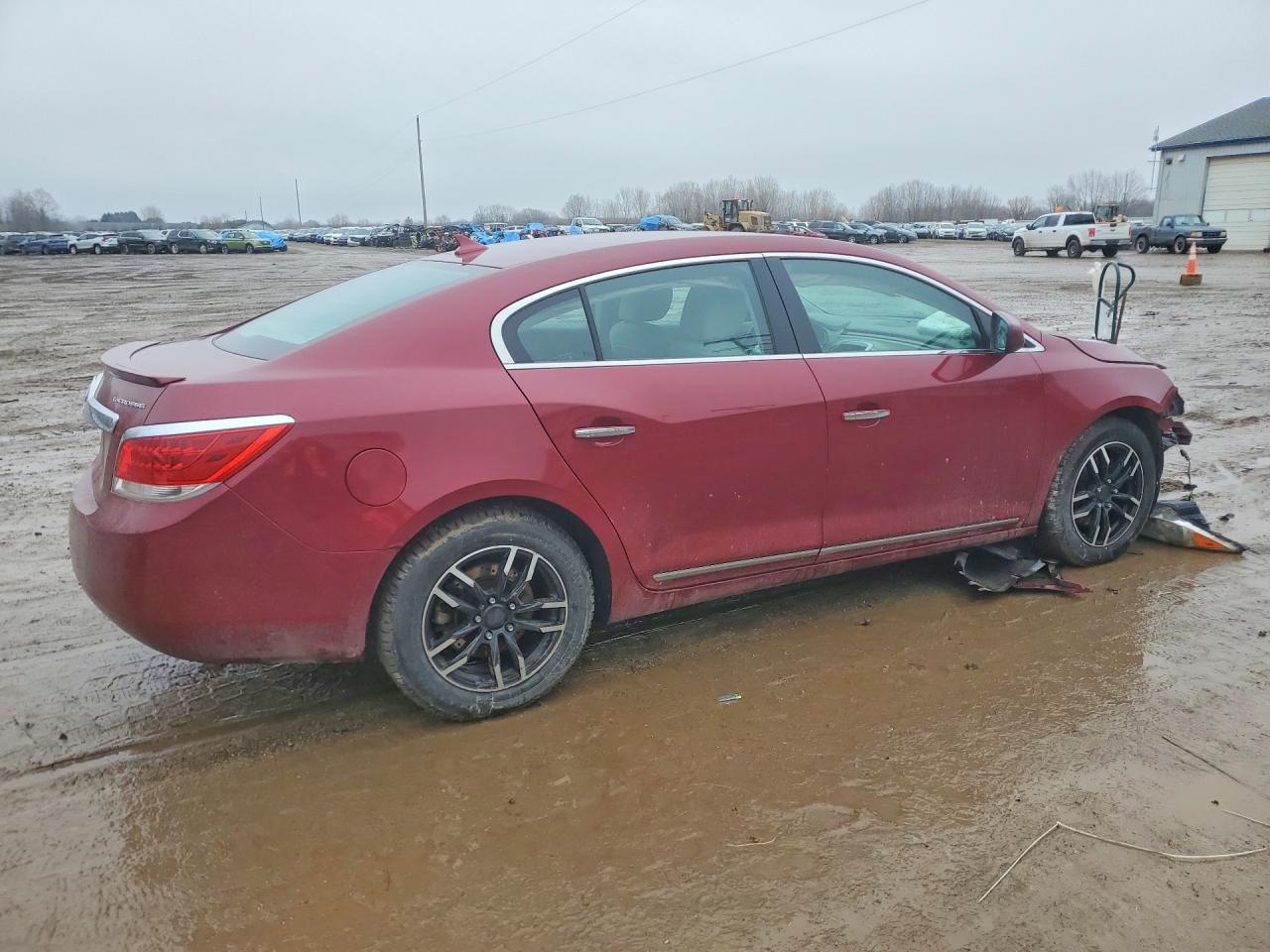2011 Buick Lacrosse Cx Maroon vin: 1G4GA5EC8BF290785