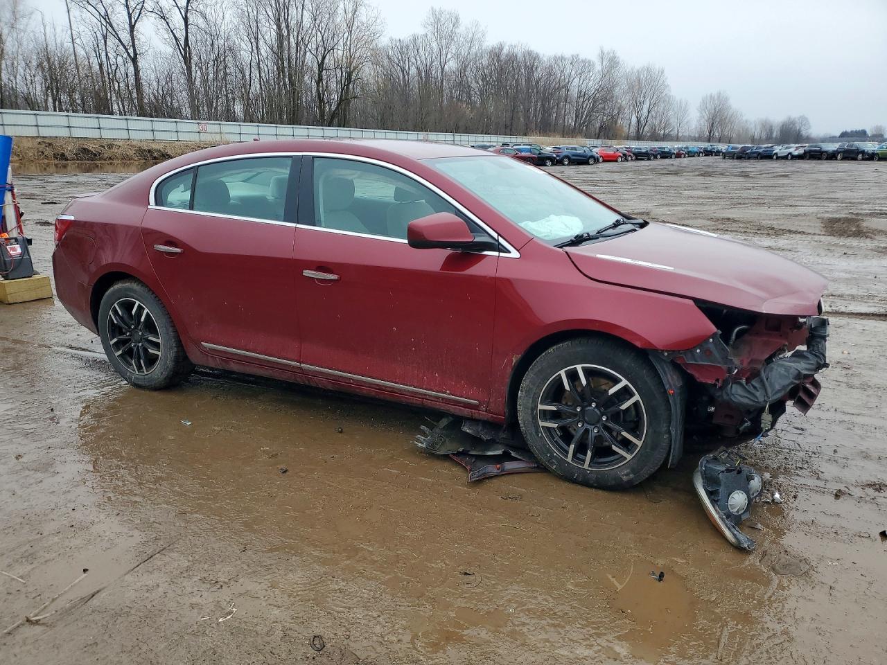 2011 Buick Lacrosse Cx Maroon vin: 1G4GA5EC8BF290785