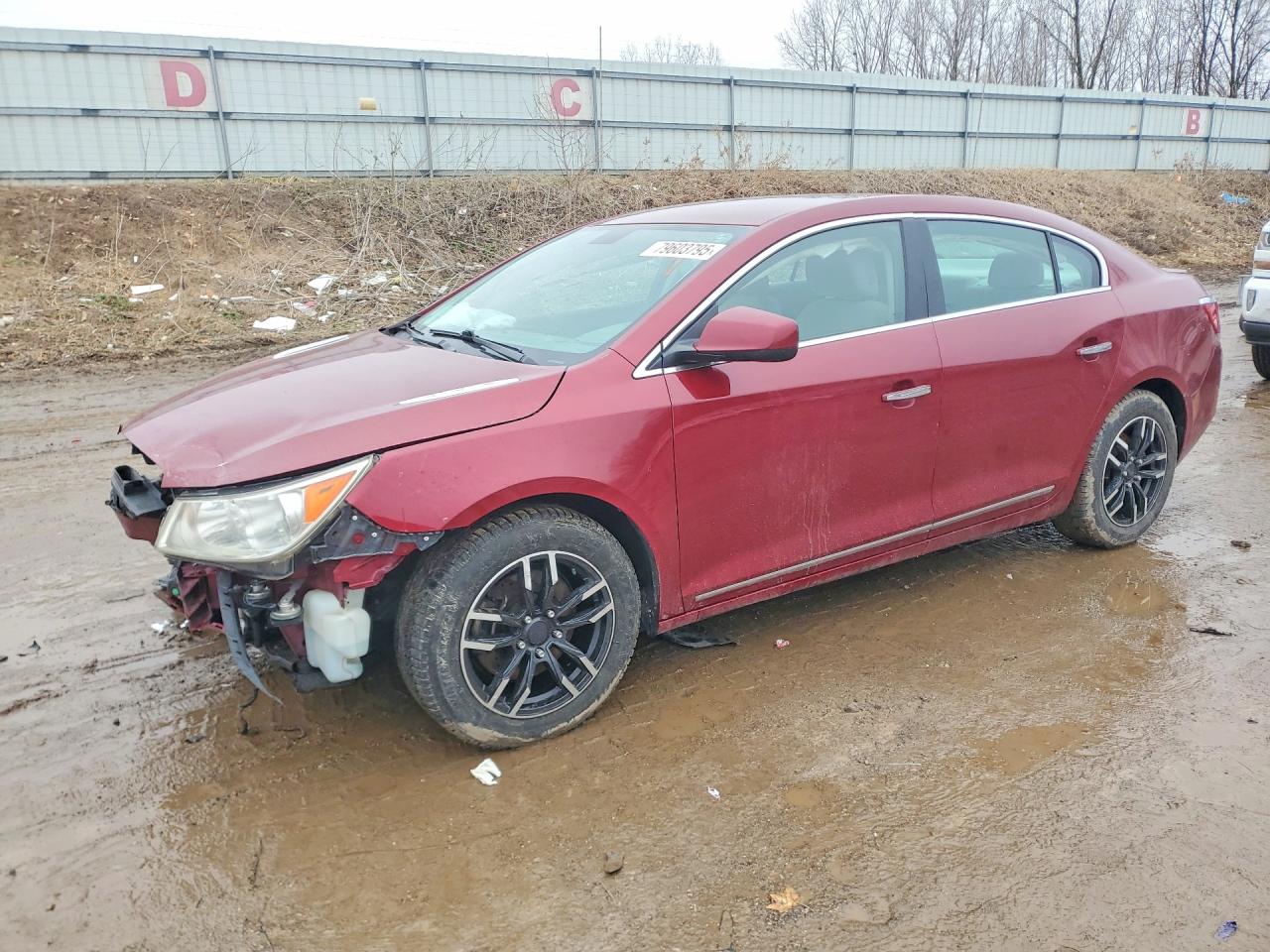 2011 Buick Lacrosse Cx Maroon vin: 1G4GA5EC8BF290785