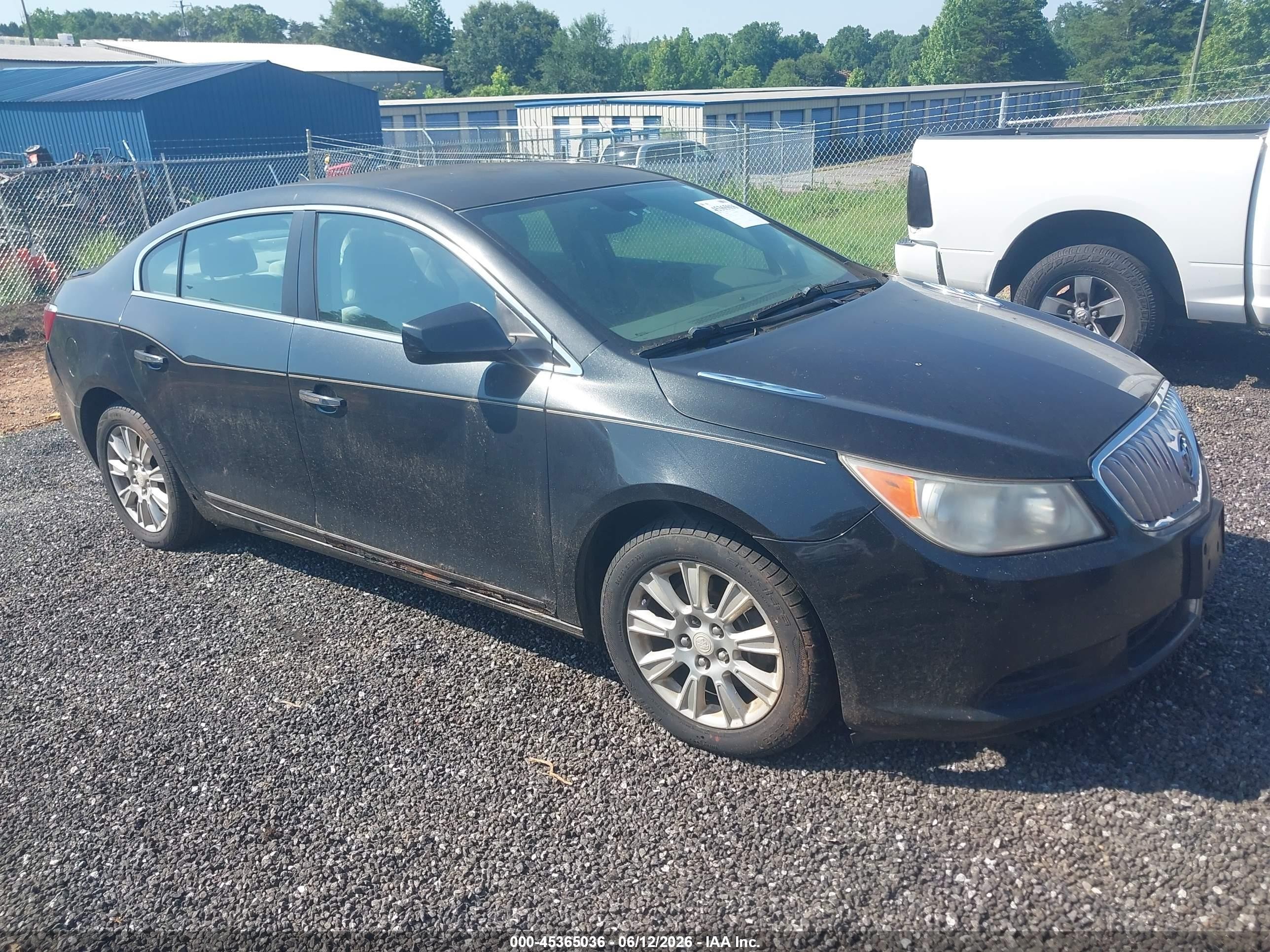 2011 Buick Lacrosse Cx Black vin: 1G4GA5EC9BF255706