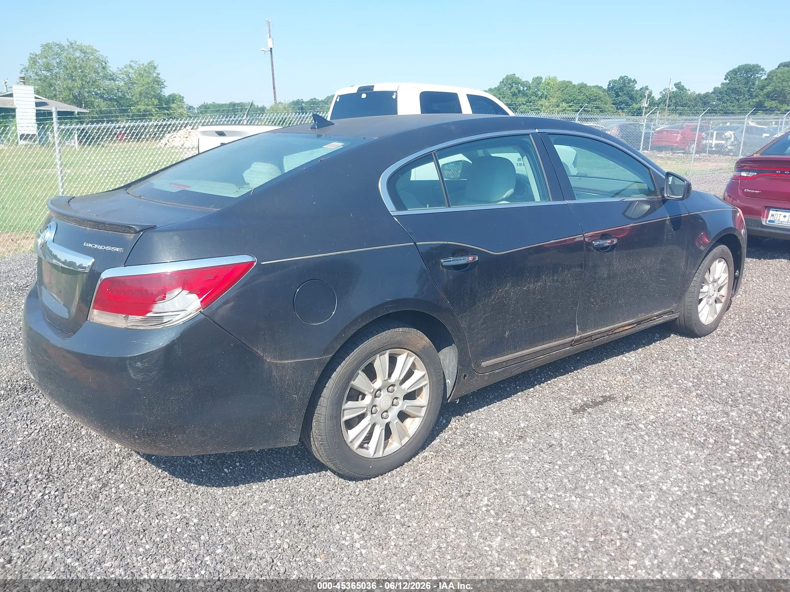 2011 Buick Lacrosse Cx Black vin: 1G4GA5EC9BF255706