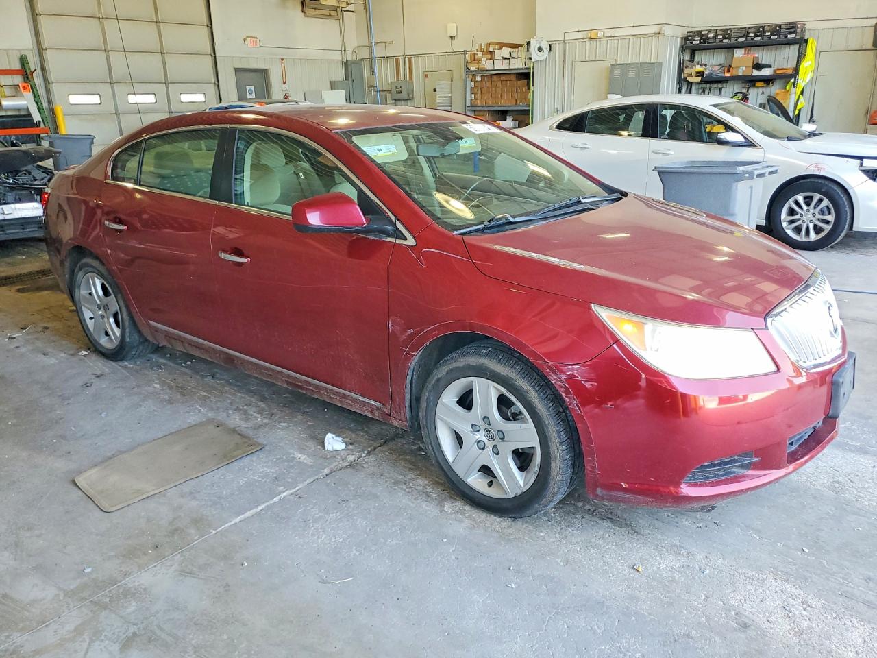 2011 Buick Lacrosse Cx Burgundy vin: 1G4GA5ECXBF128544