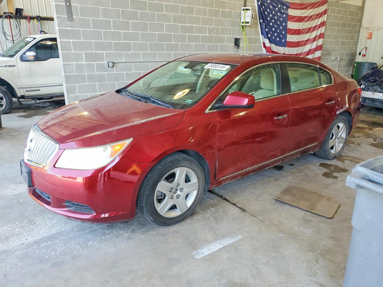 2011 Buick Lacrosse Cx Burgundy vin: 1G4GA5ECXBF128544