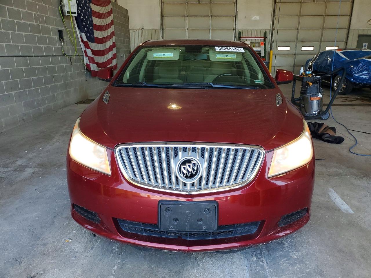 2011 Buick Lacrosse Cx Burgundy vin: 1G4GA5ECXBF128544