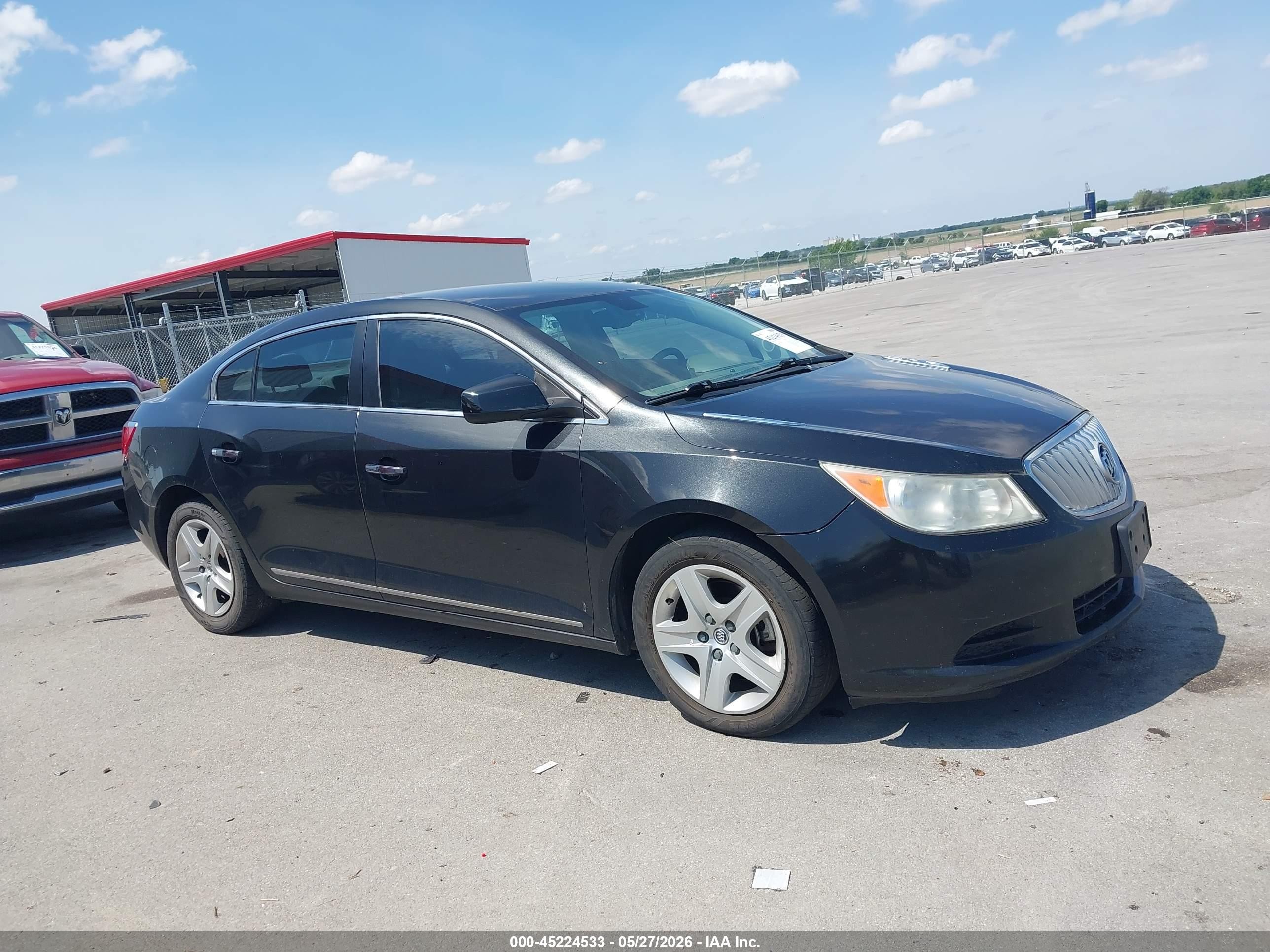 2011 Buick Lacrosse Cx Black vin: 1G4GA5ED1BF345702