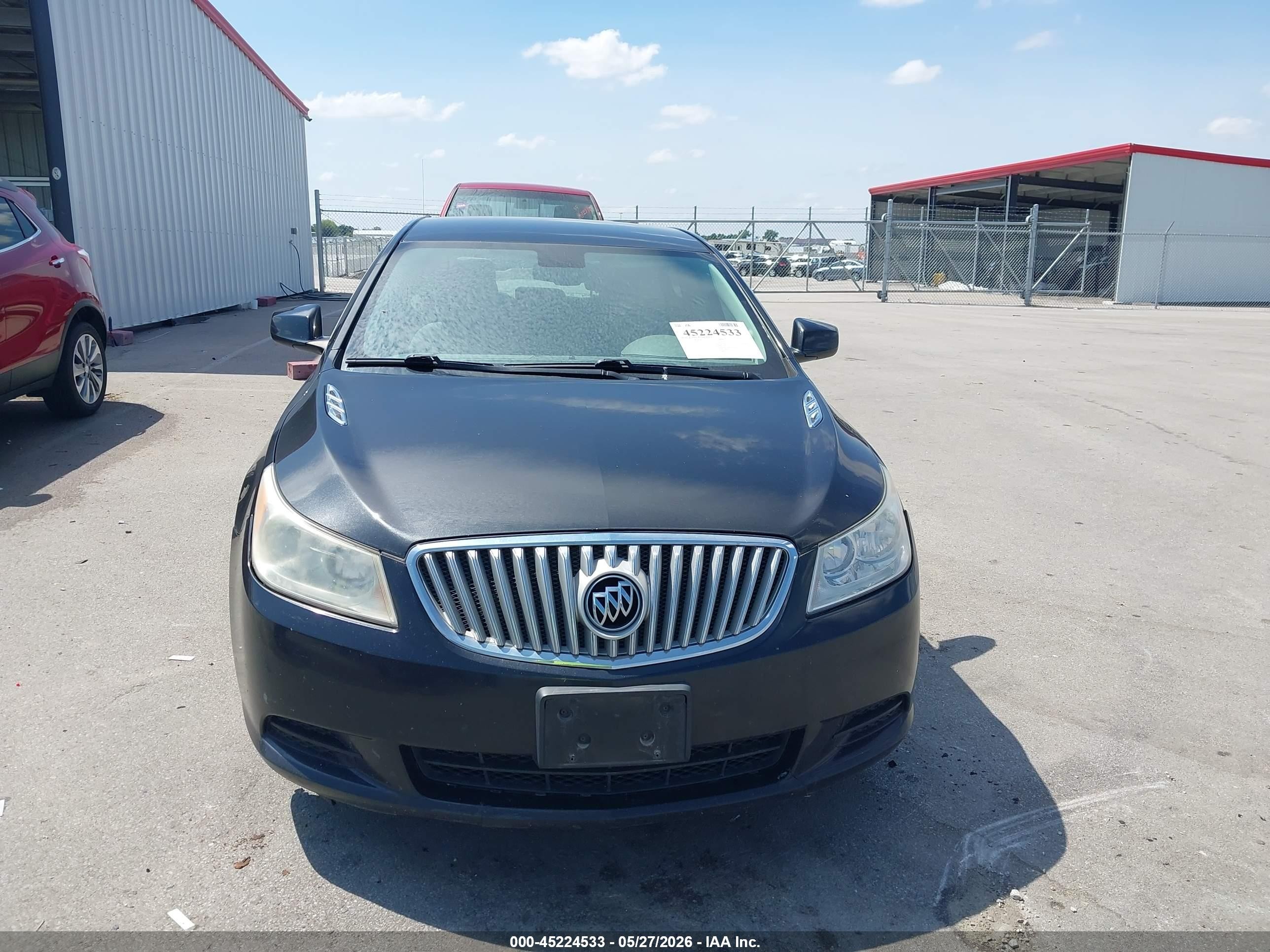 2011 Buick Lacrosse Cx Black vin: 1G4GA5ED1BF345702