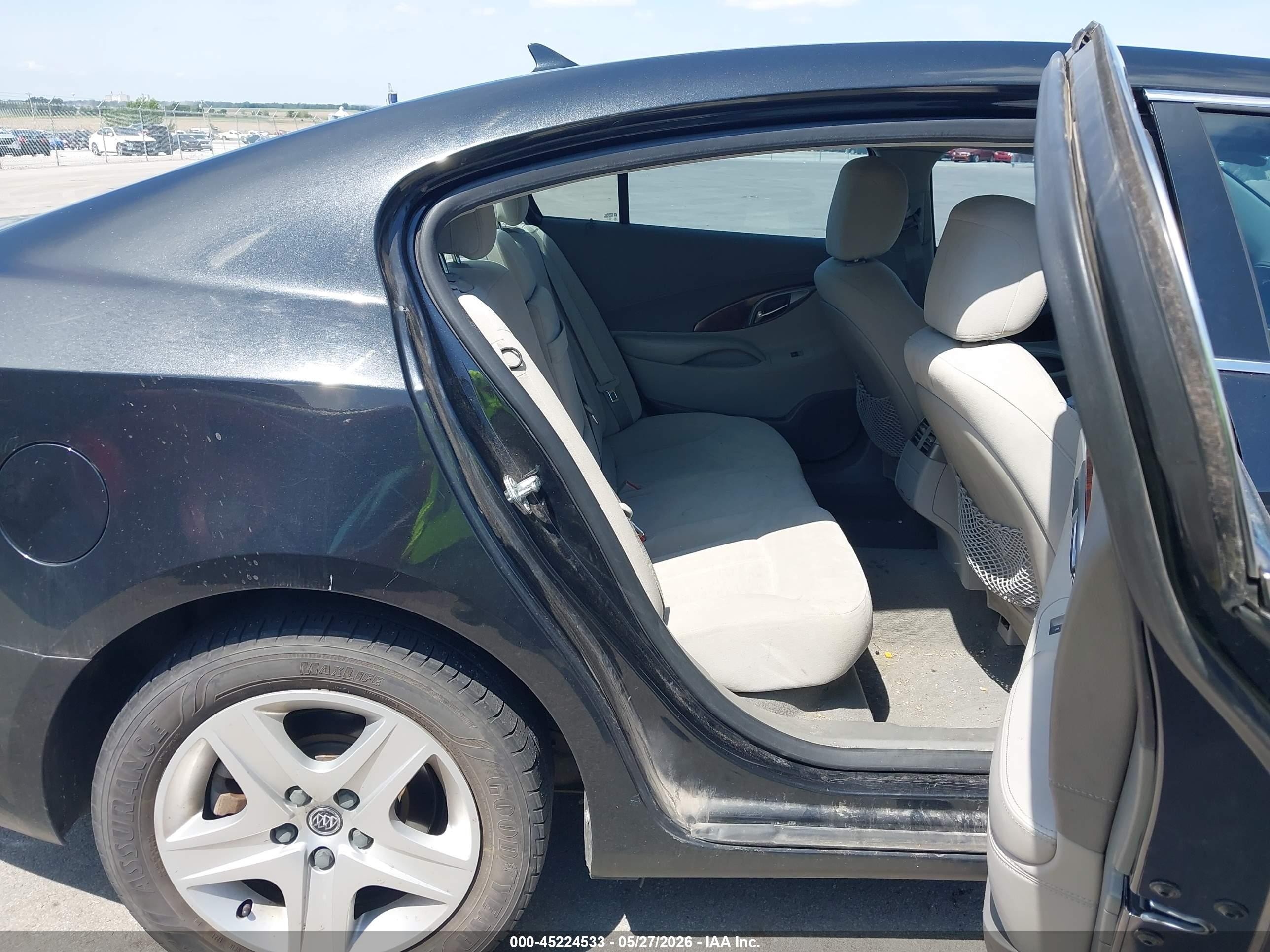2011 Buick Lacrosse Cx Black vin: 1G4GA5ED1BF345702