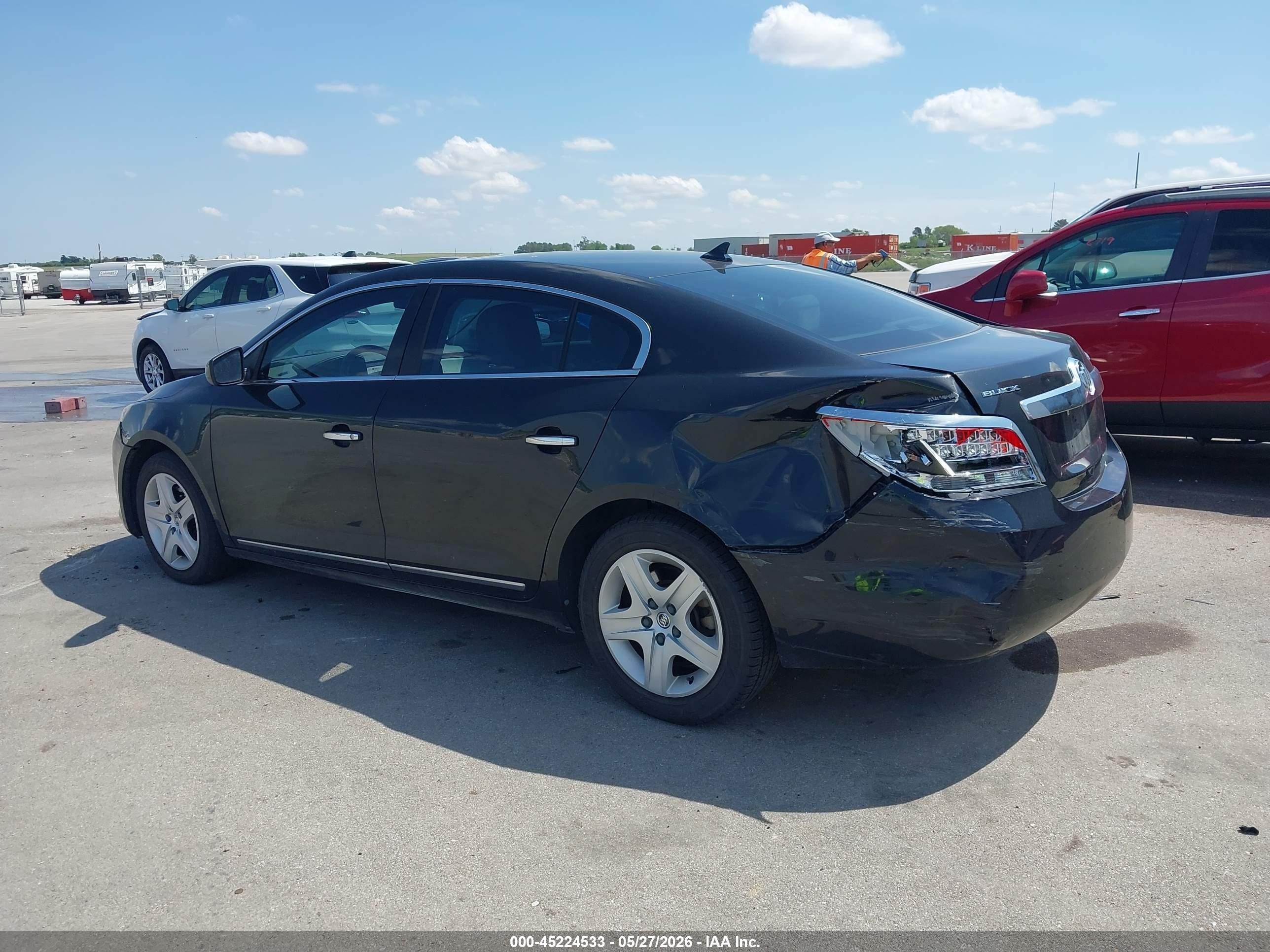2011 Buick Lacrosse Cx Black vin: 1G4GA5ED1BF345702