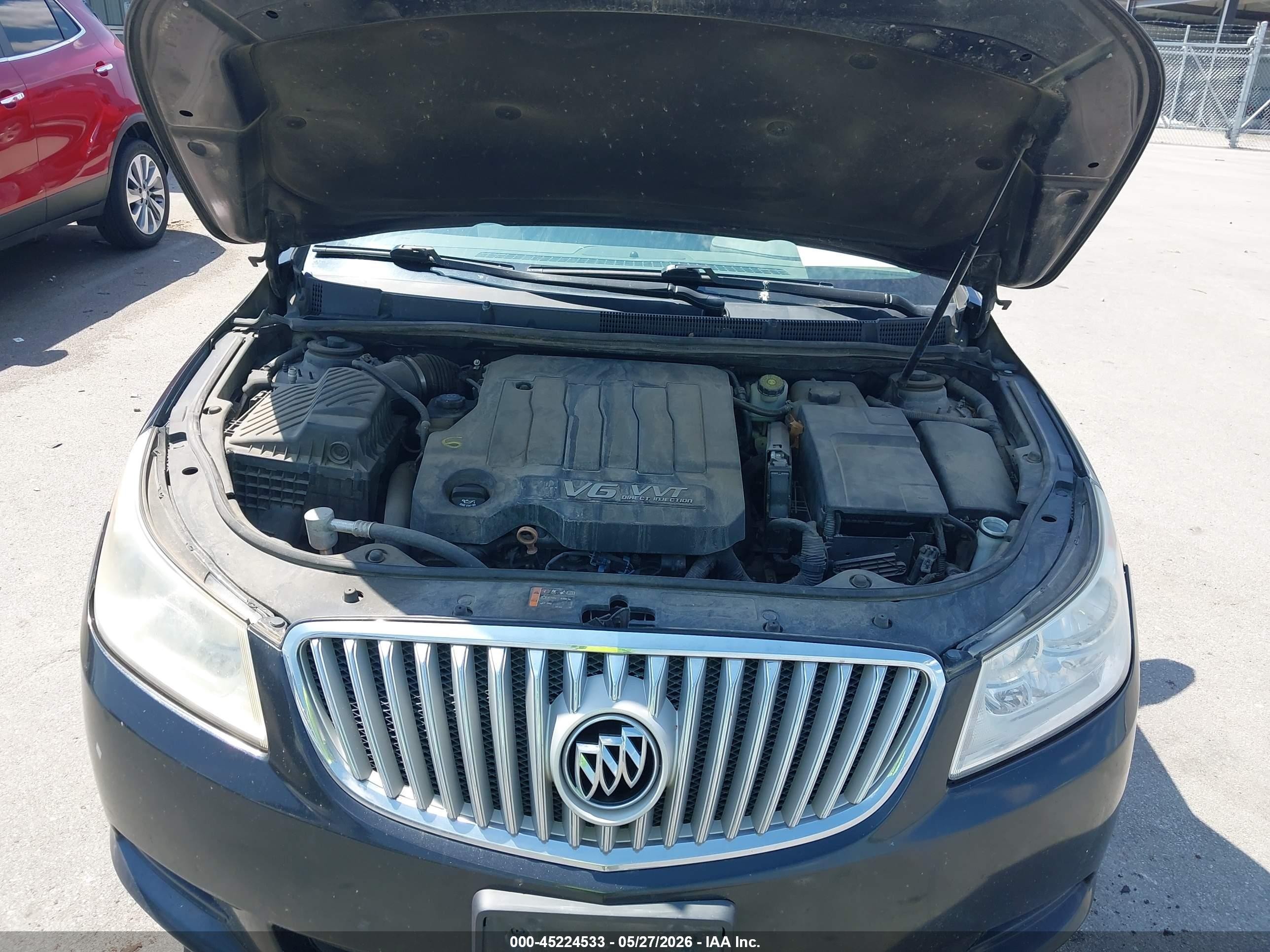 2011 Buick Lacrosse Cx Black vin: 1G4GA5ED1BF345702