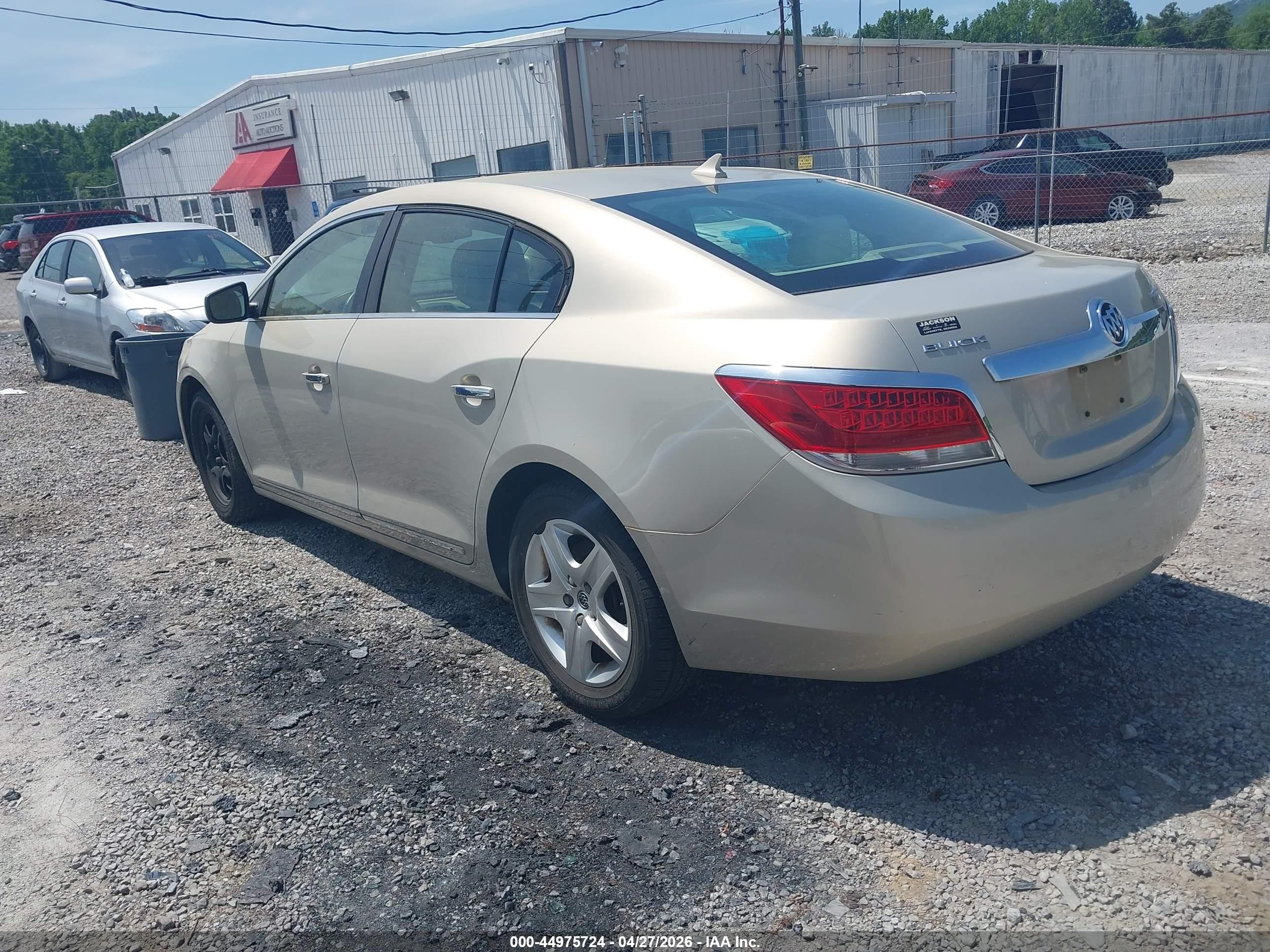 2011 Buick Lacrosse Cx Золотой vin: 1G4GA5ED3BF166917