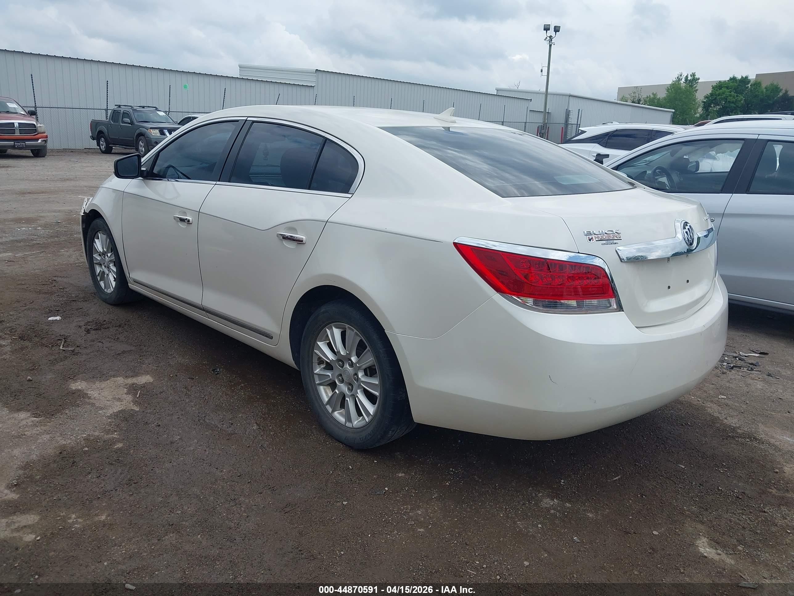 2011 Buick Lacrosse Cx White vin: 1G4GA5ED4BF396434
