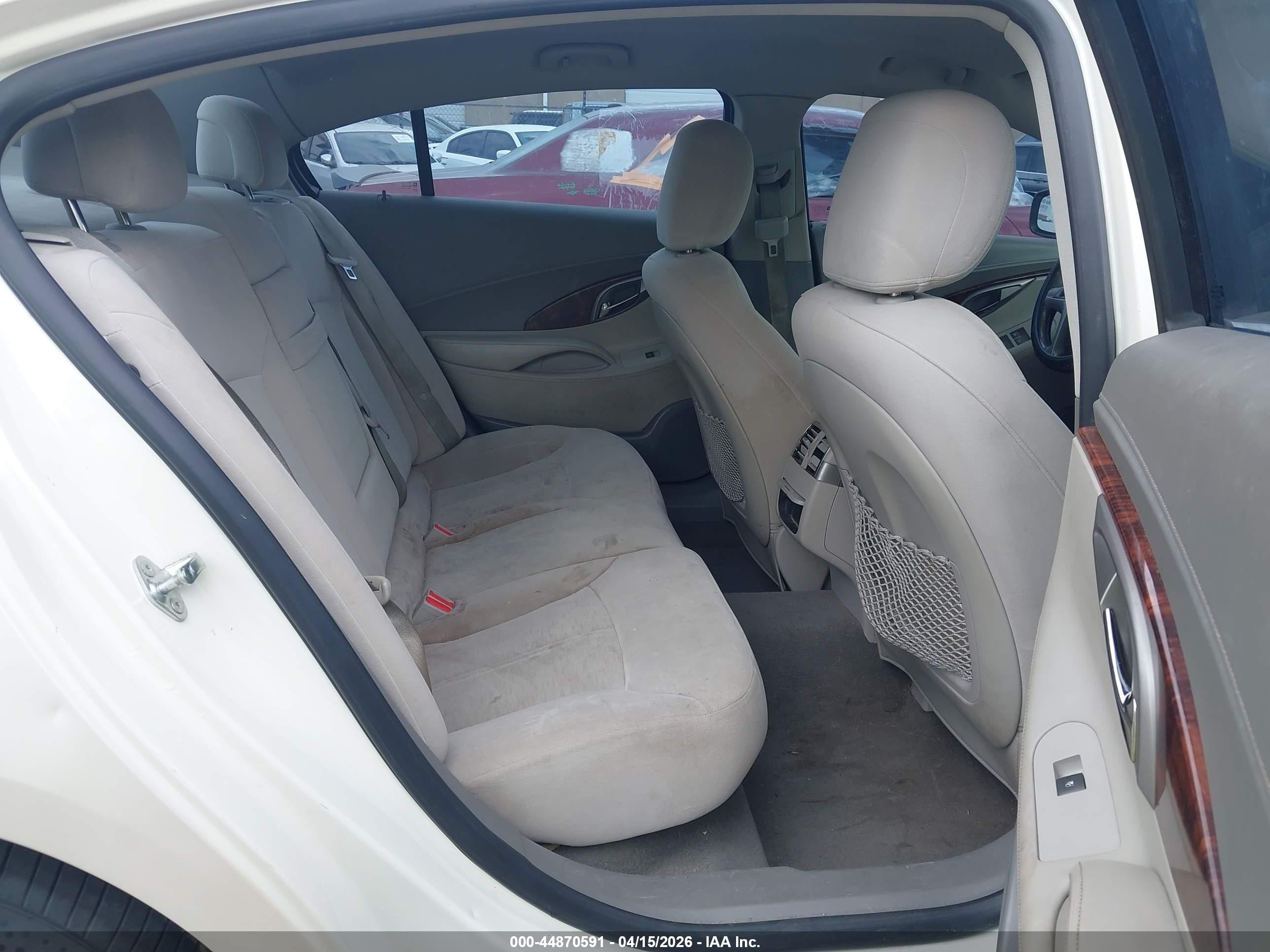 2011 Buick Lacrosse Cx White vin: 1G4GA5ED4BF396434