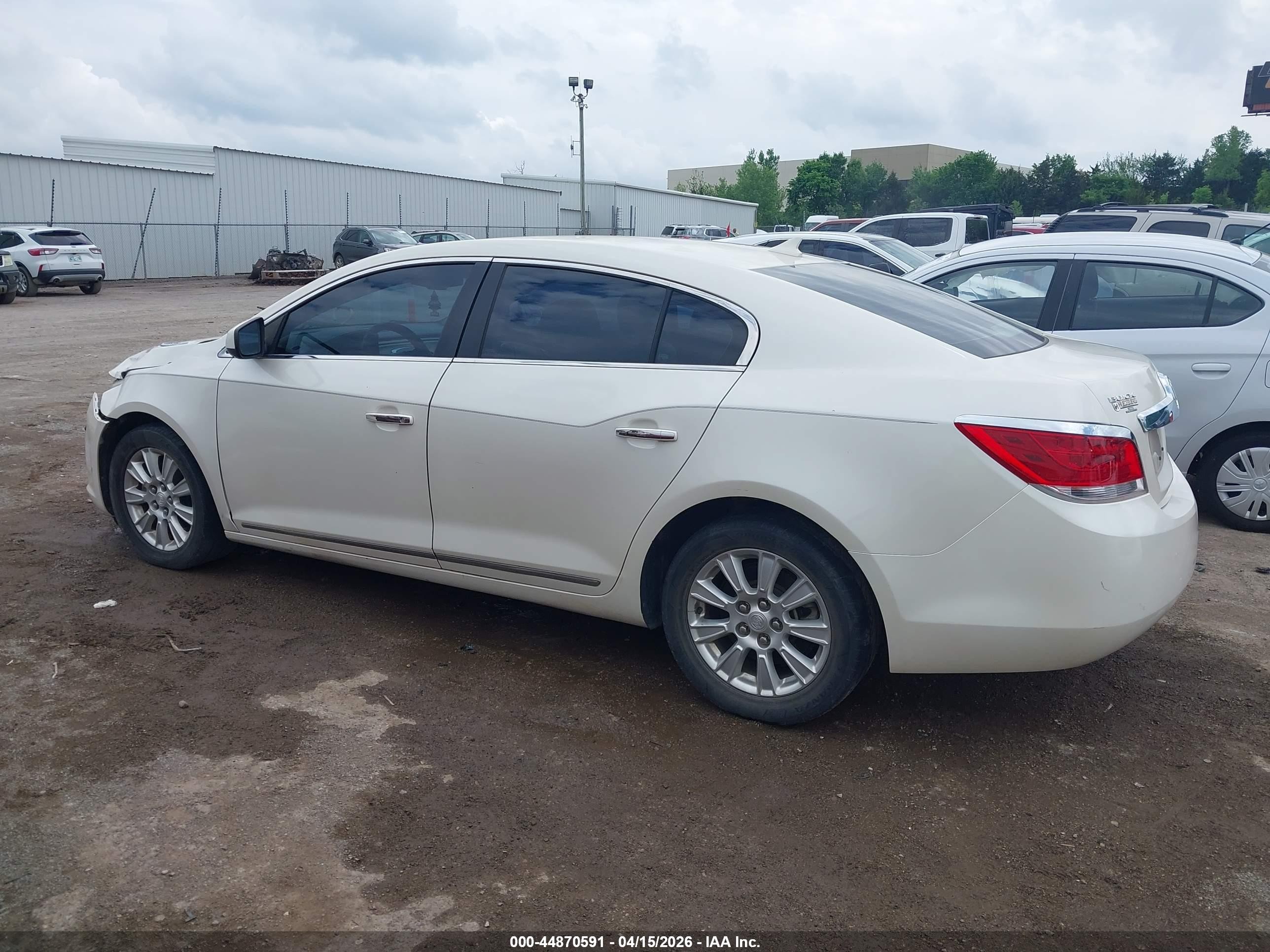 2011 Buick Lacrosse Cx White vin: 1G4GA5ED4BF396434
