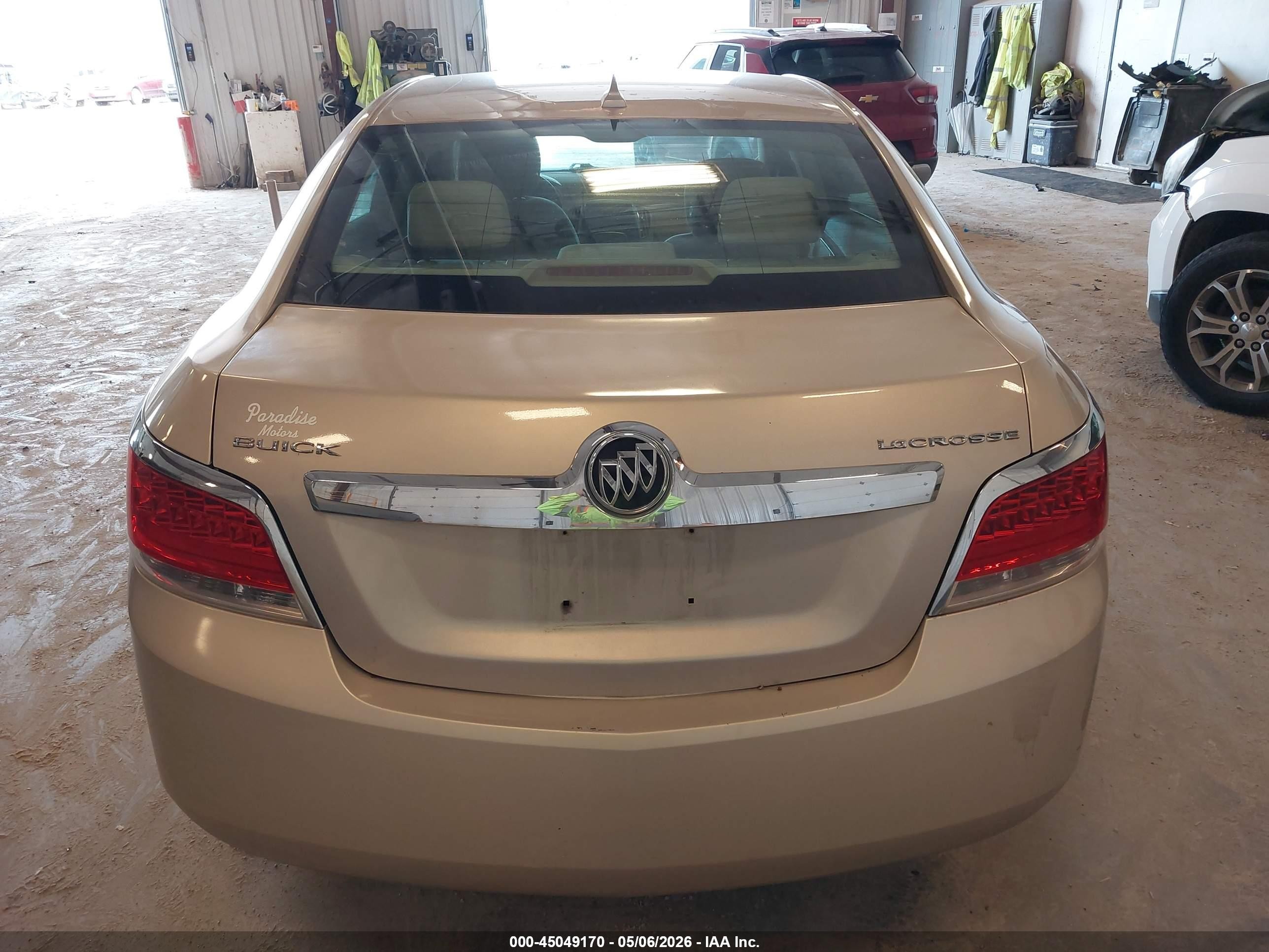 2011 Buick Lacrosse Cx Gold vin: 1G4GA5ED8BF363453