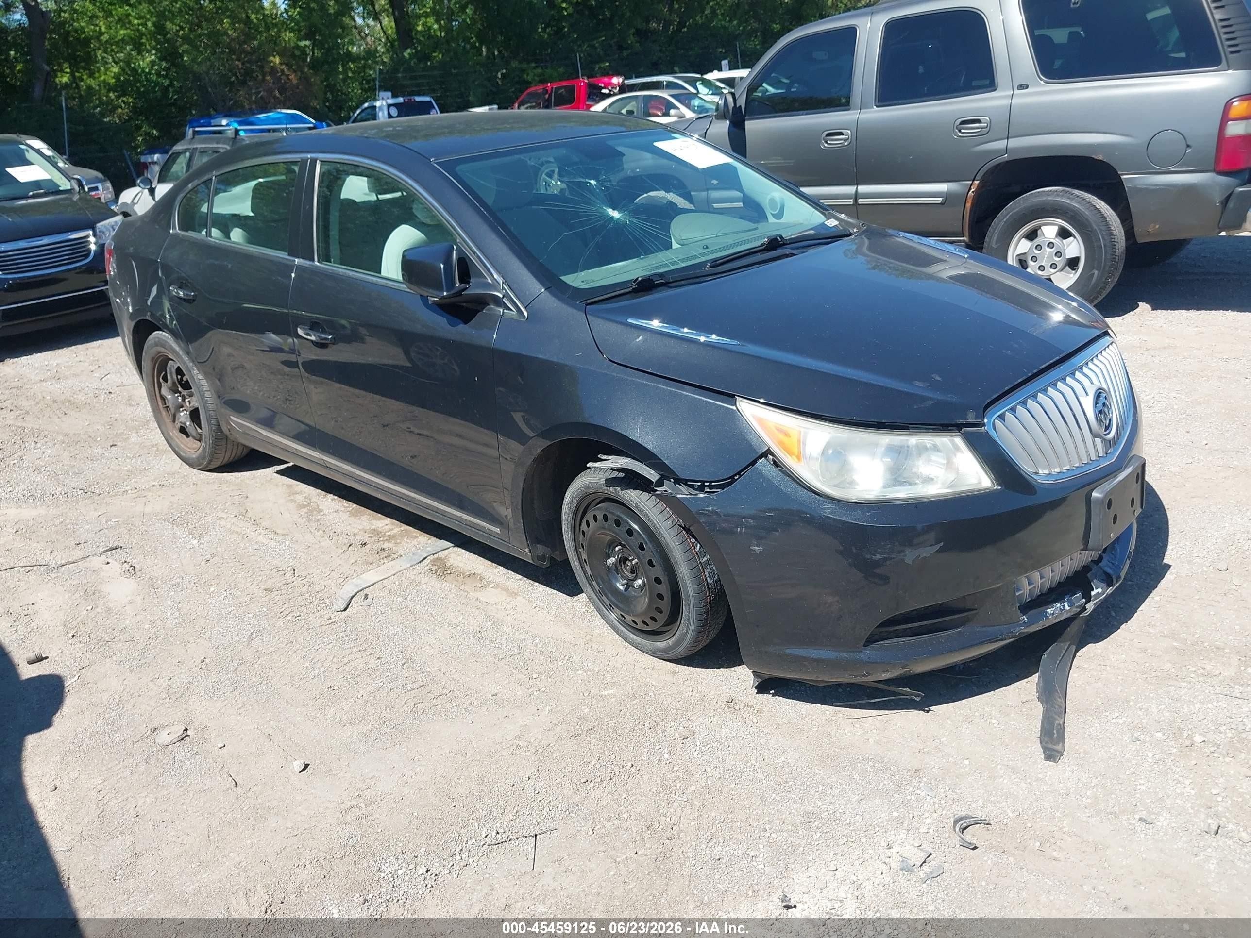 2011 Buick Lacrosse Cx Black vin: 1G4GA5EDXBF136832
