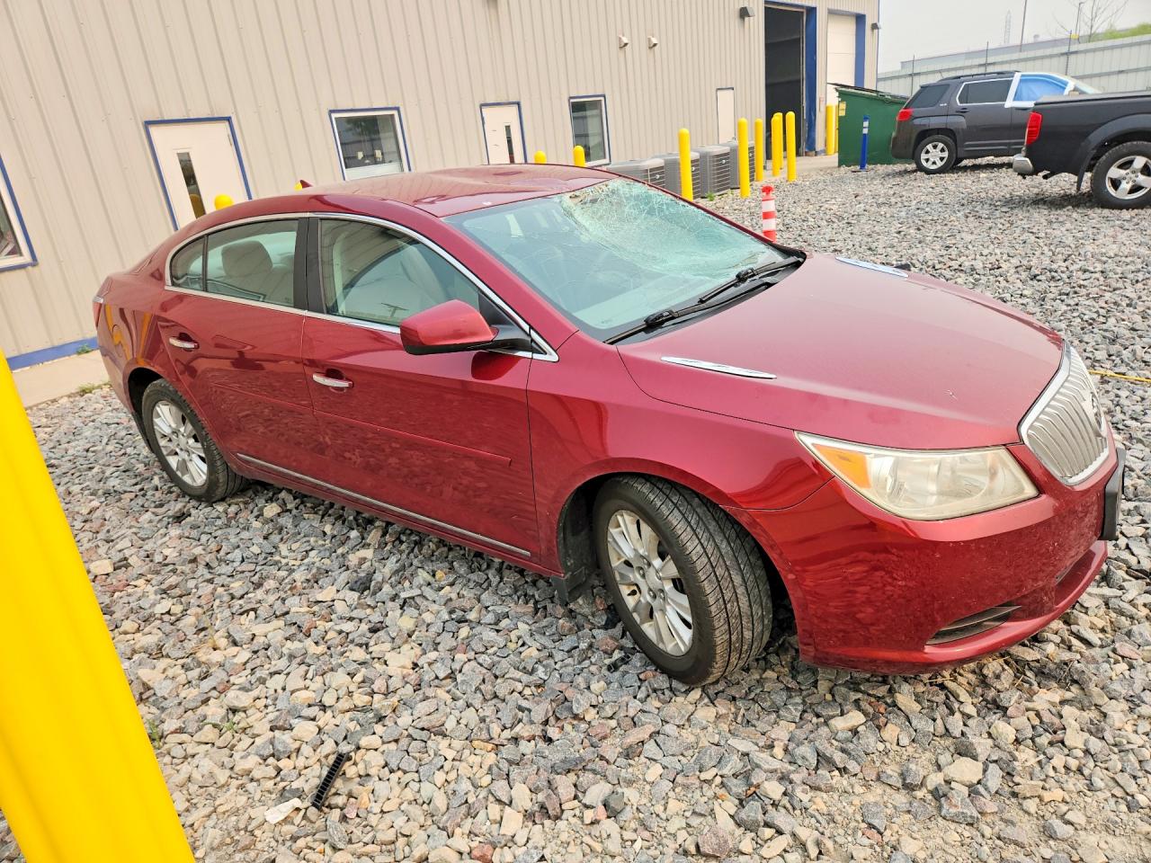 2011 Buick Lacrosse Cx Maroon vin: 1G4GA5EDXBF308602