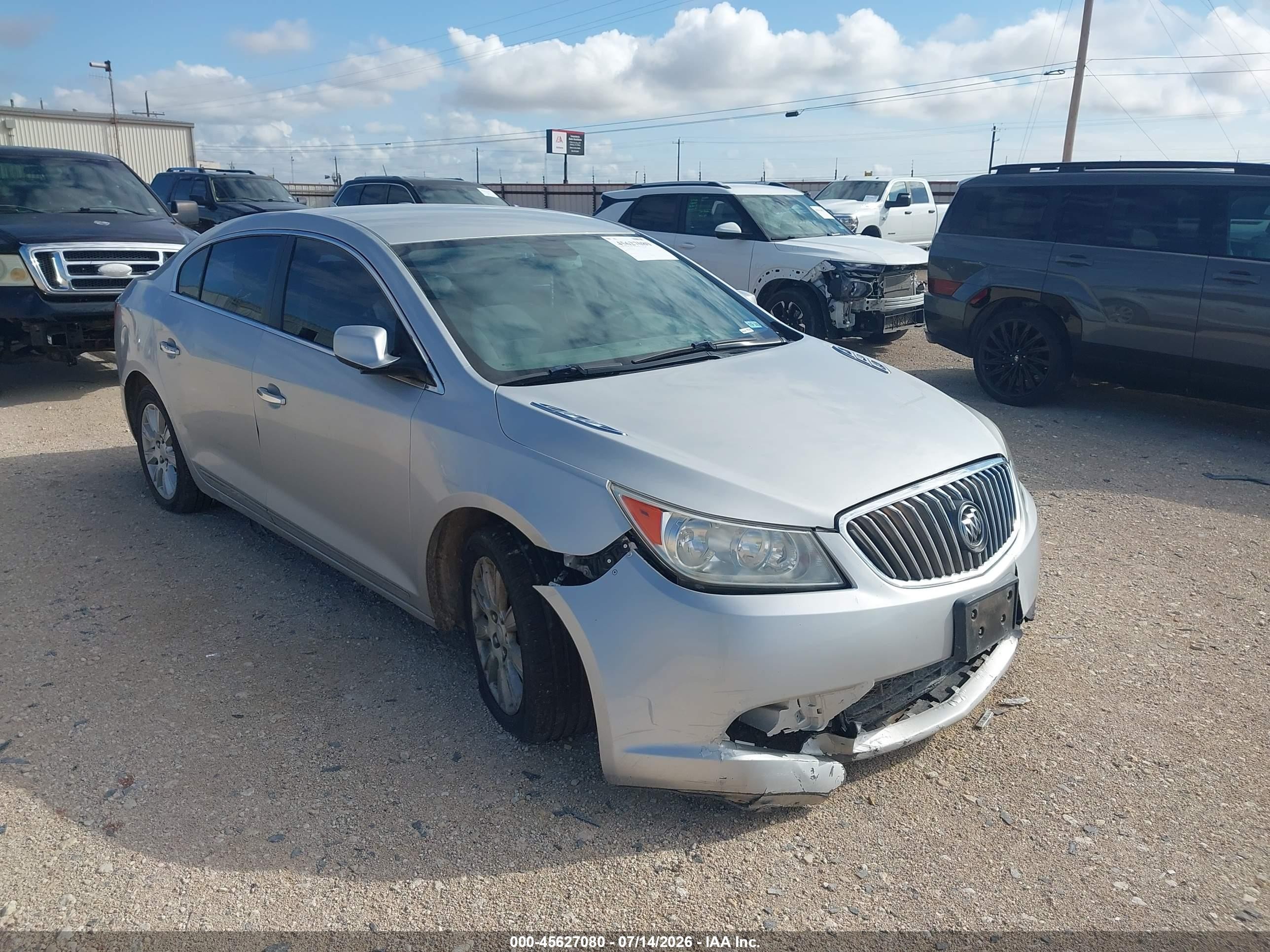 2013 Buick Lacrosse   Silver vin: 1G4GA5ER0DF181017