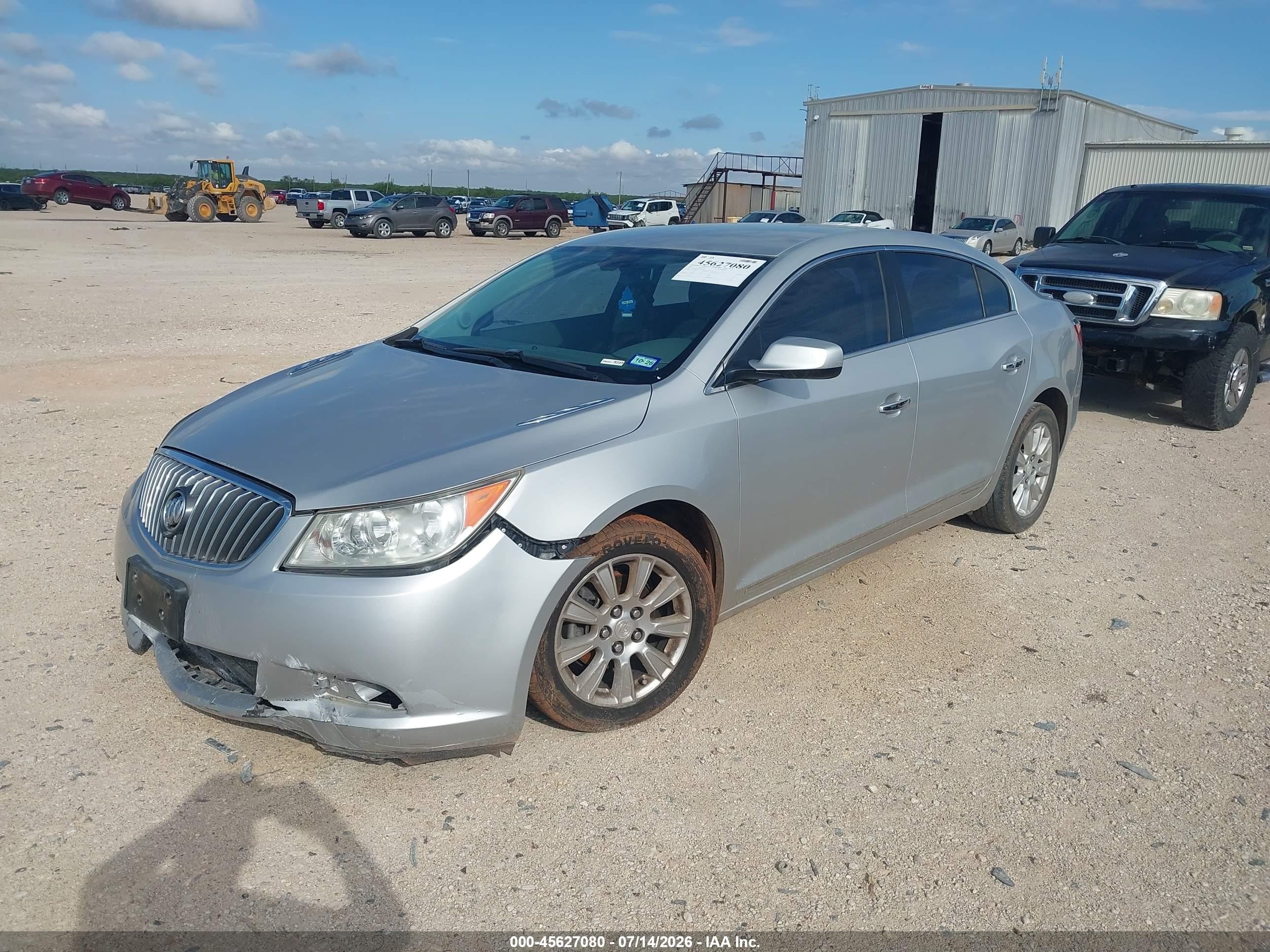 2013 Buick Lacrosse   Silver vin: 1G4GA5ER0DF181017