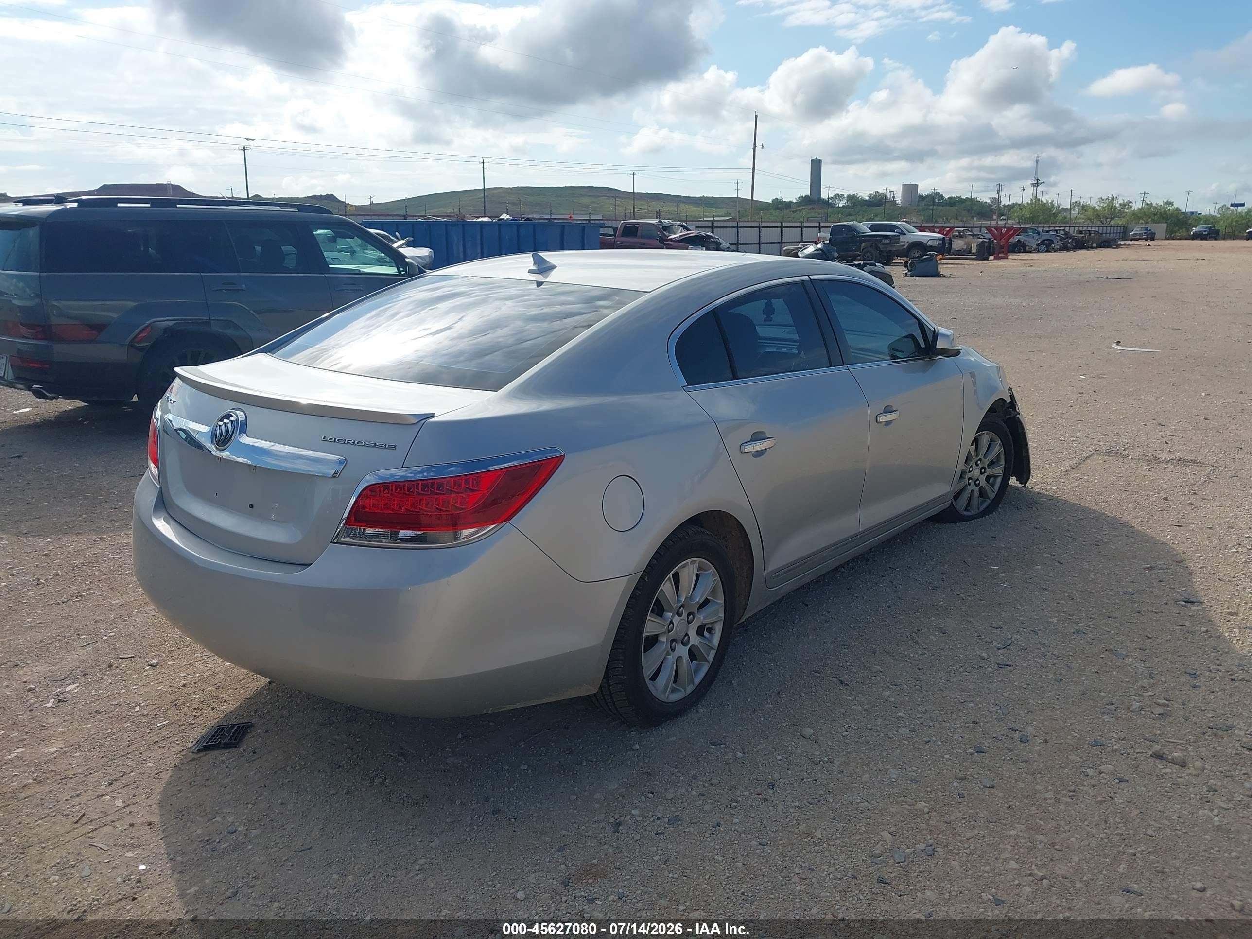 2013 Buick Lacrosse   Silver vin: 1G4GA5ER0DF181017