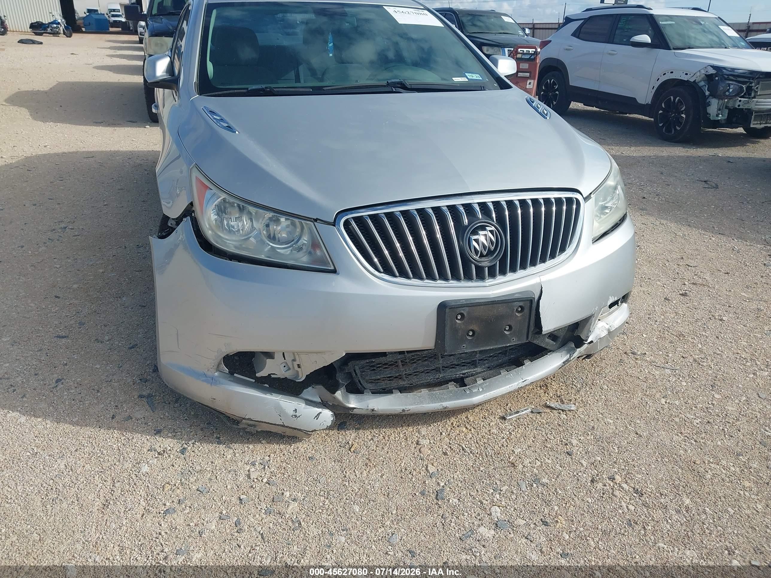 2013 Buick Lacrosse   Silver vin: 1G4GA5ER0DF181017