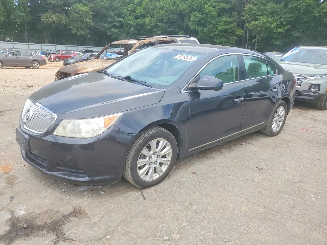 2012 Buick Lacrosse Black vin: 1G4GA5ER1CF176892