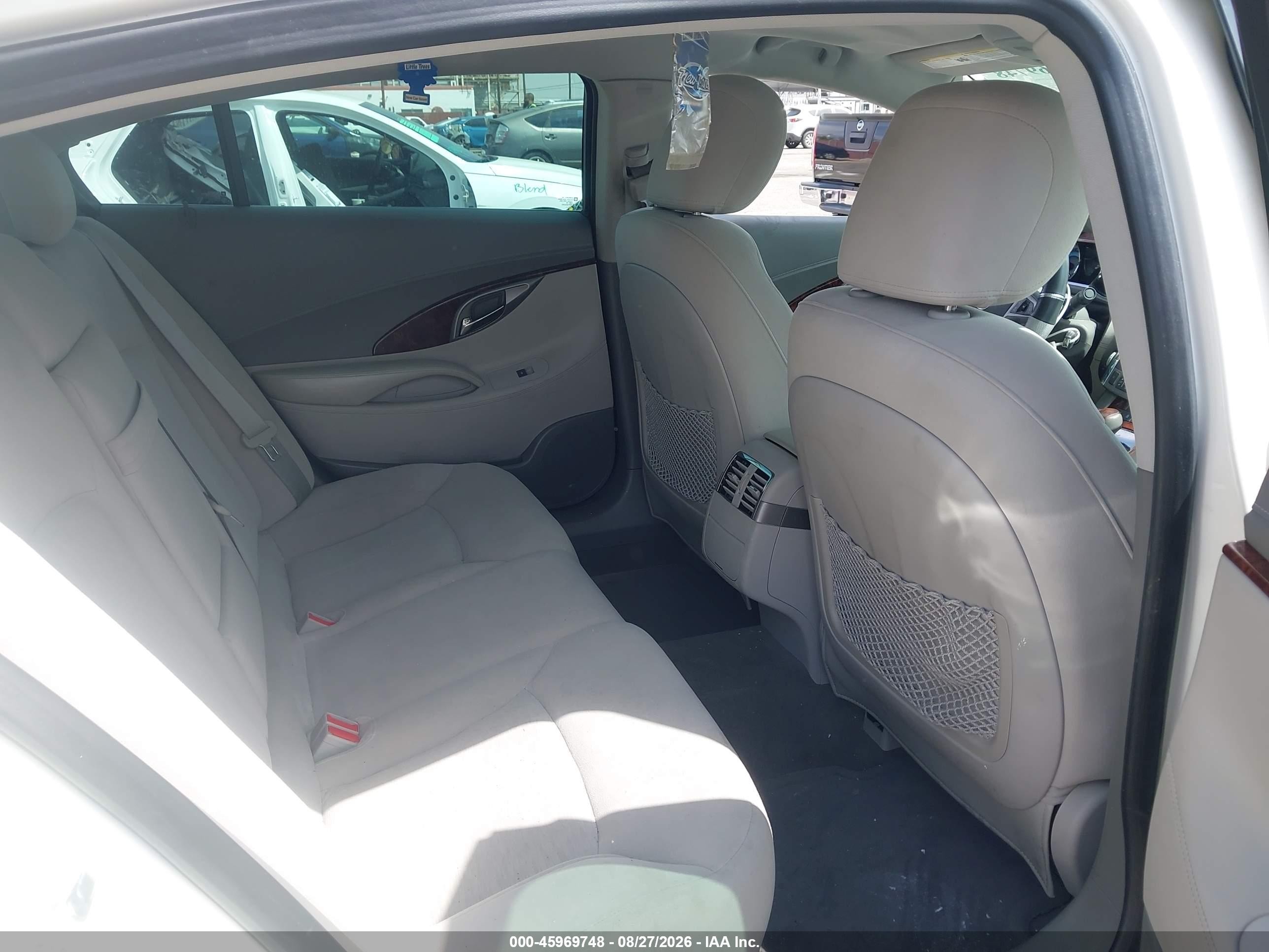 2012 Buick Lacrosse White vin: 1G4GA5ER2CF207924